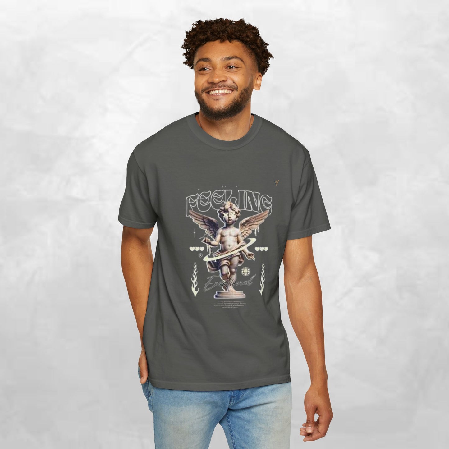 Vintage-Inspired Angel Graphic T-Shirt - Perfect for Casual Wear, Gift for Music Lovers, Cute Outfit Idea, Retro Design, Cozy Everyday Tee