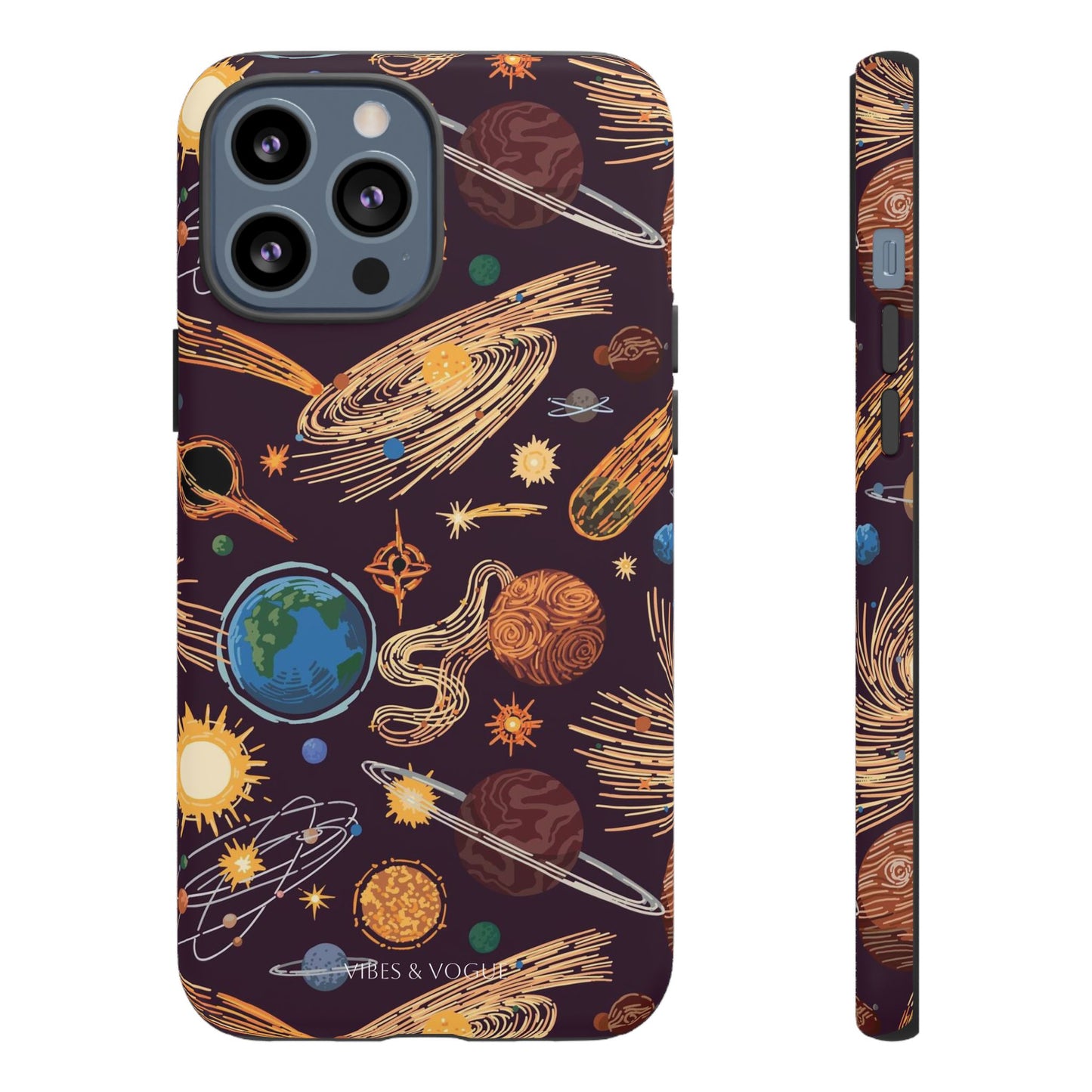 Space-Themed Phone Case - Cosmic Galaxy Design, Durable Protective Cover, Unique Gift, Celestial Lover's Accessory