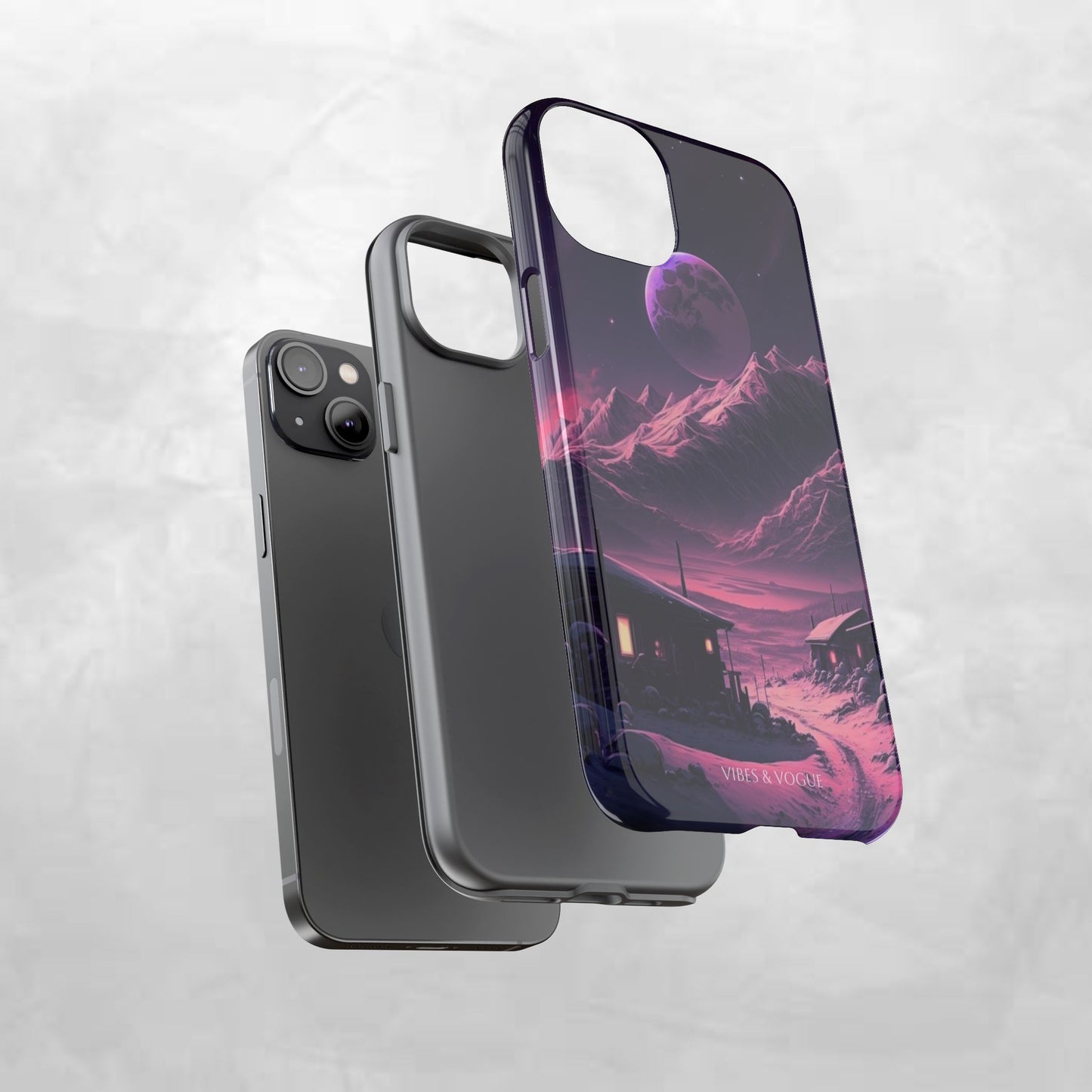 Futuristic Phone Case, Galaxy Aesthetic, Cosmic Art, Stylish Protection, Gifts for Tech Lovers