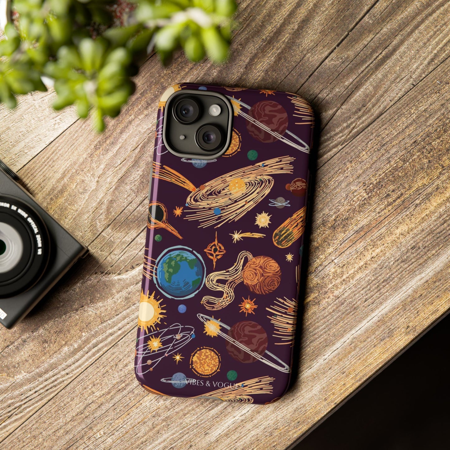 Space-Themed Phone Case - Cosmic Galaxy Design, Durable Protective Cover, Unique Gift, Celestial Lover's Accessory