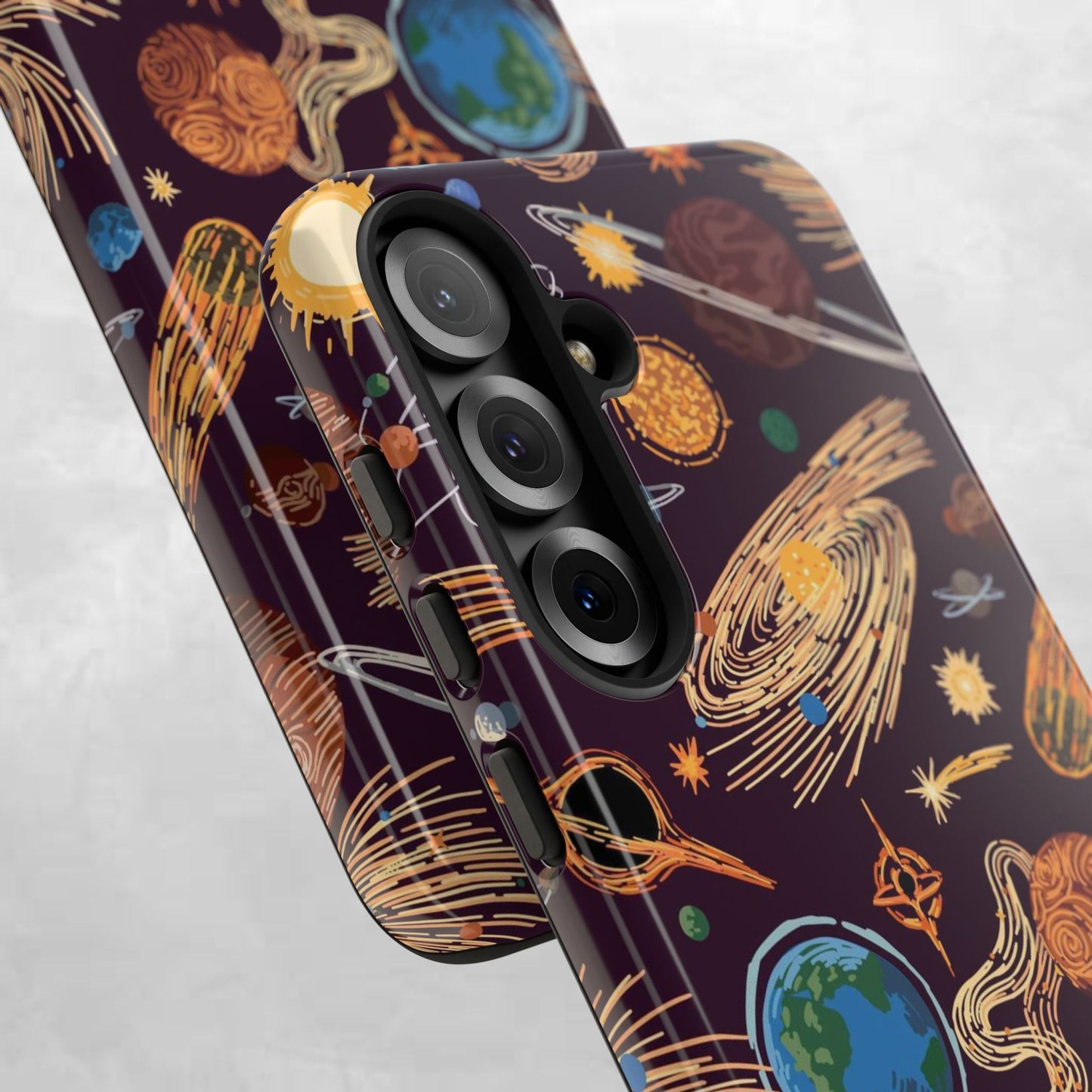 Space-Themed Phone Case - Cosmic Galaxy Design, Durable Protective Cover, Unique Gift, Celestial Lover's Accessory