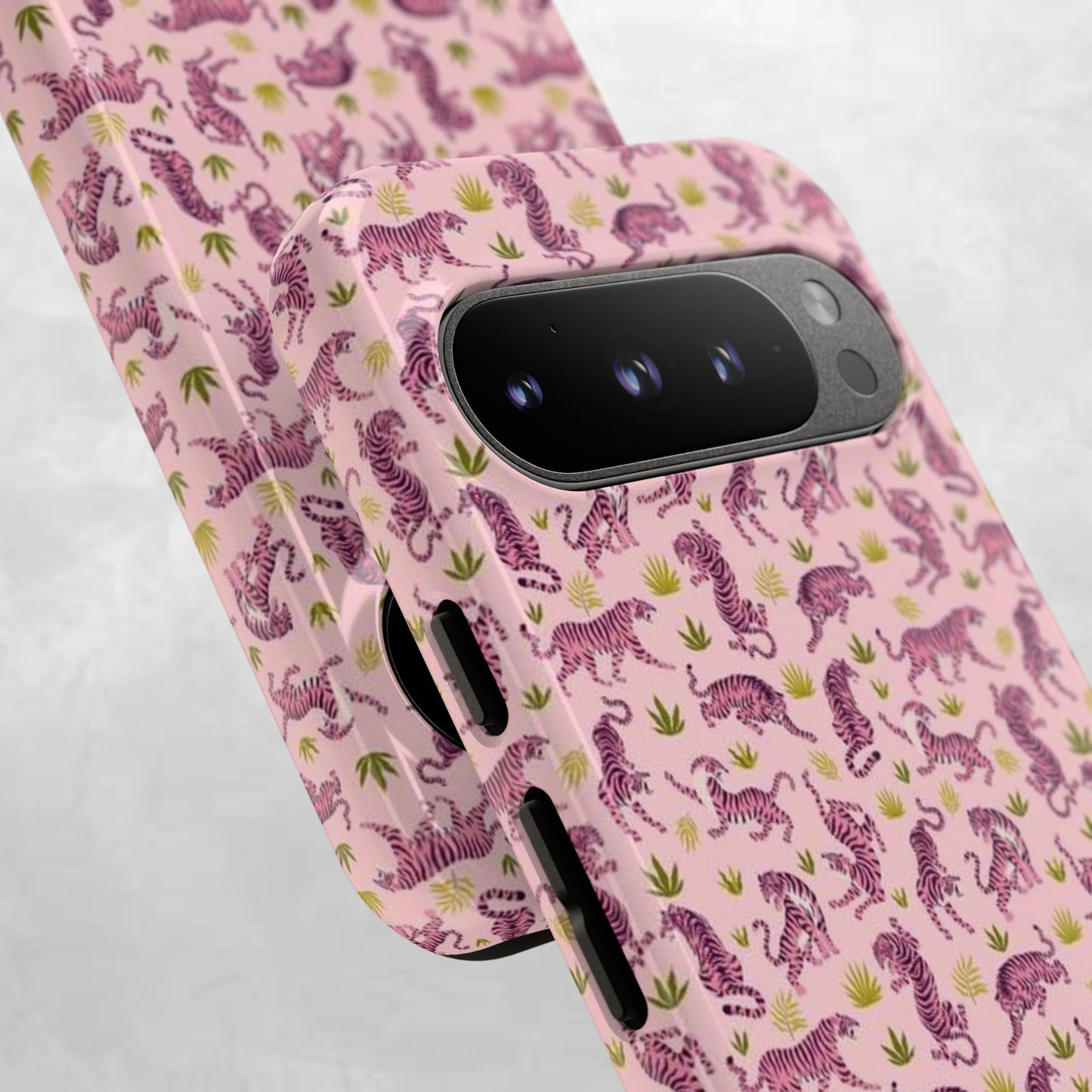 Pink Tiger Pattern Phone Case - Tough Cases