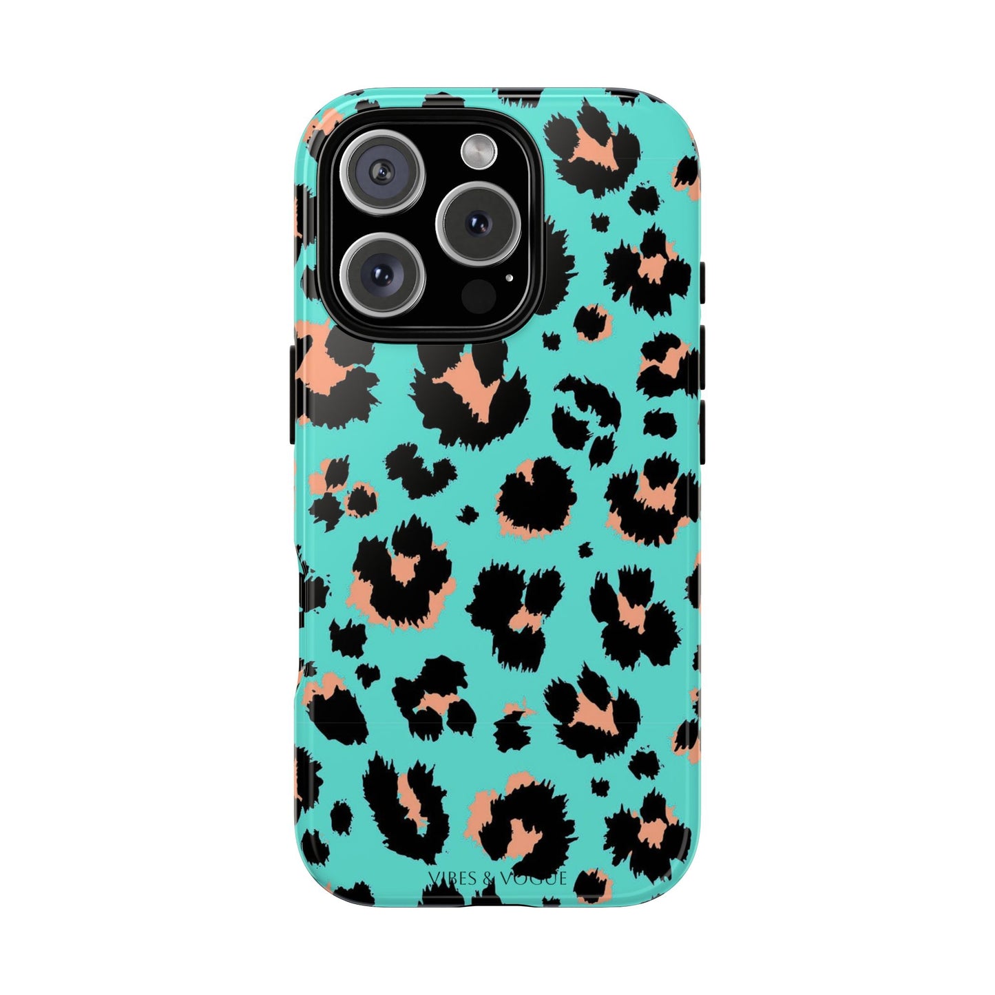 Leopard Print Phone Case, Tough Phone Case, Wild Style Accessory, Animal Print Cover, Stylish Phone Protection