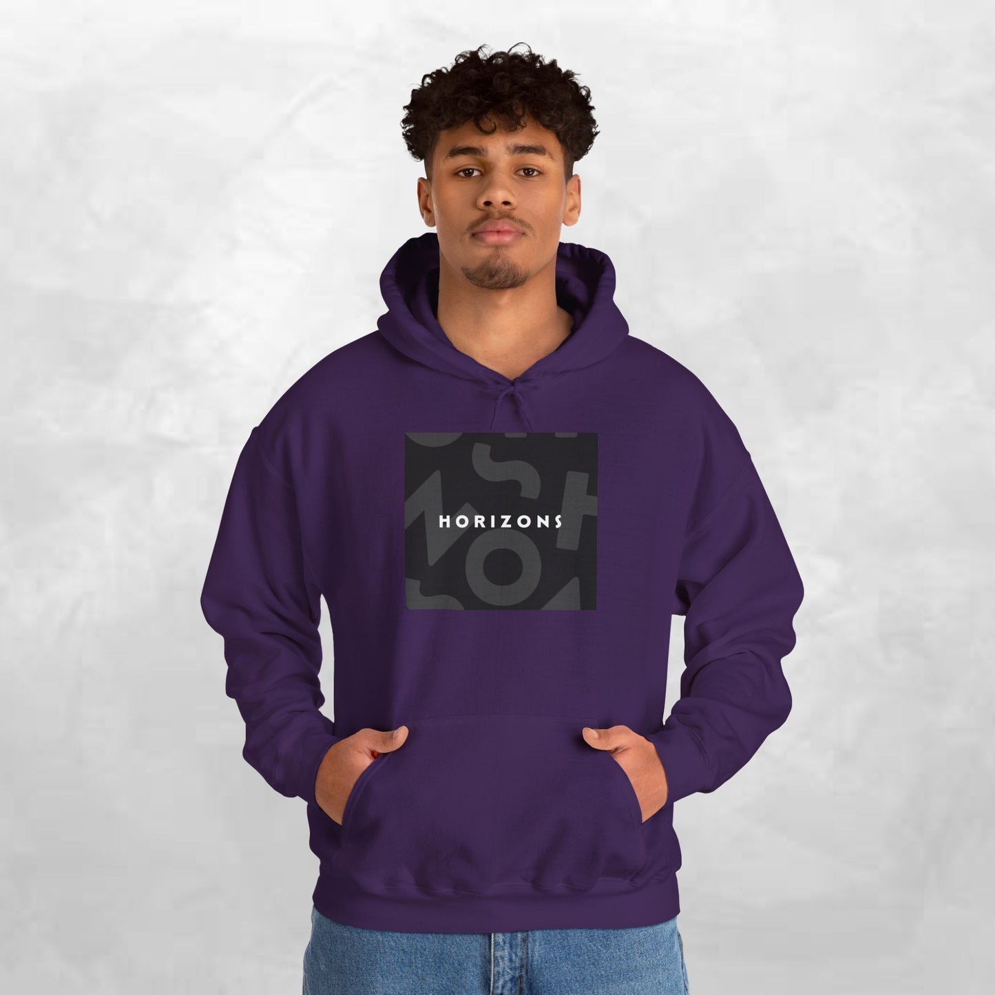 Horizons Unisex Heavy Blend™ Hooded Sweatshirt - Cozy Graphic Hoodie for Casual Wear