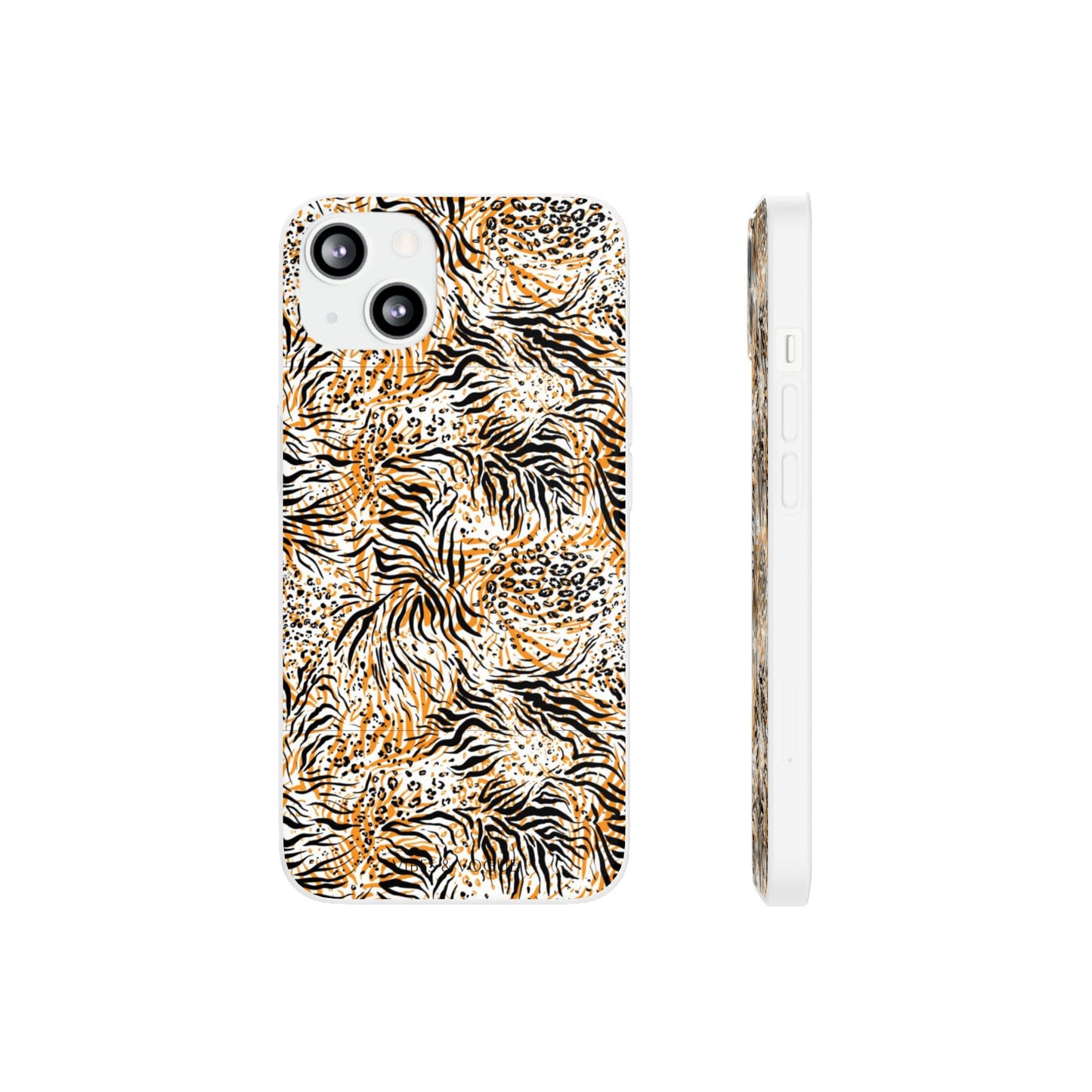 Wild Animal Print Flexi Case for iPhone - Fierce & Trendy Design