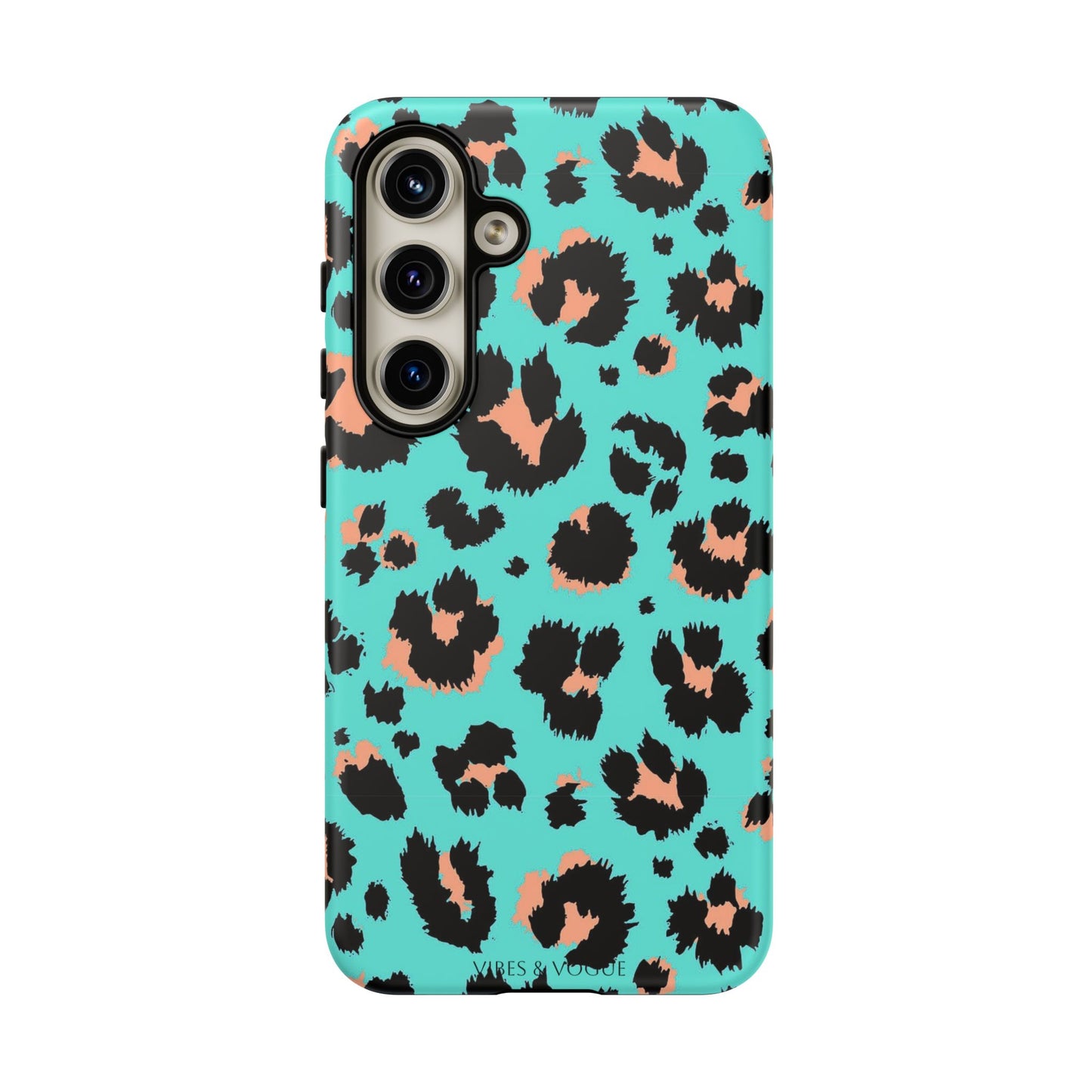 Leopard Print Phone Case, Tough Phone Case, Wild Style Accessory, Animal Print Cover, Stylish Phone Protection