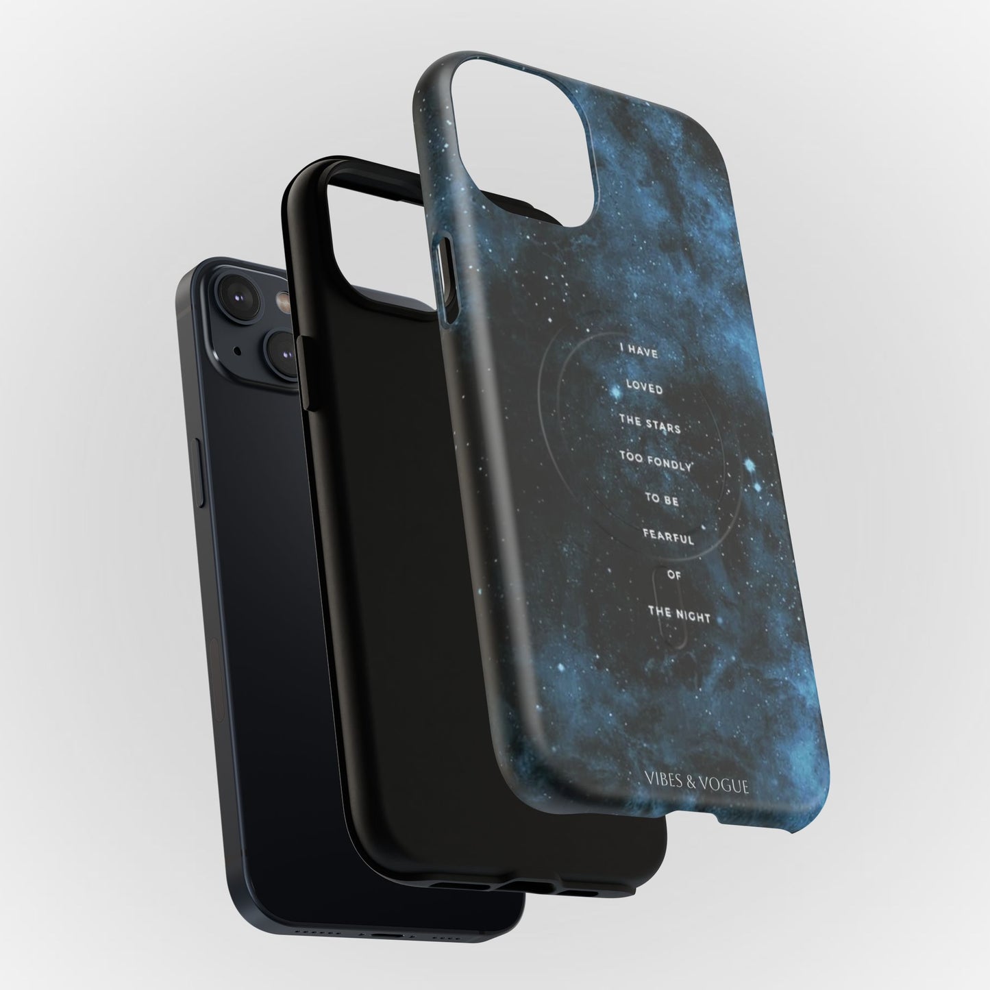 Galaxy-Inspired Tough Magnetic Phone Case - "I Have Loved the Stars"