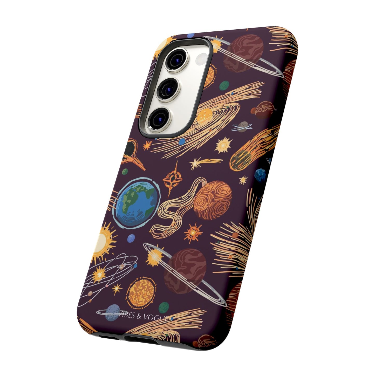 Space-Themed Phone Case - Cosmic Galaxy Design, Durable Protective Cover, Unique Gift, Celestial Lover's Accessory
