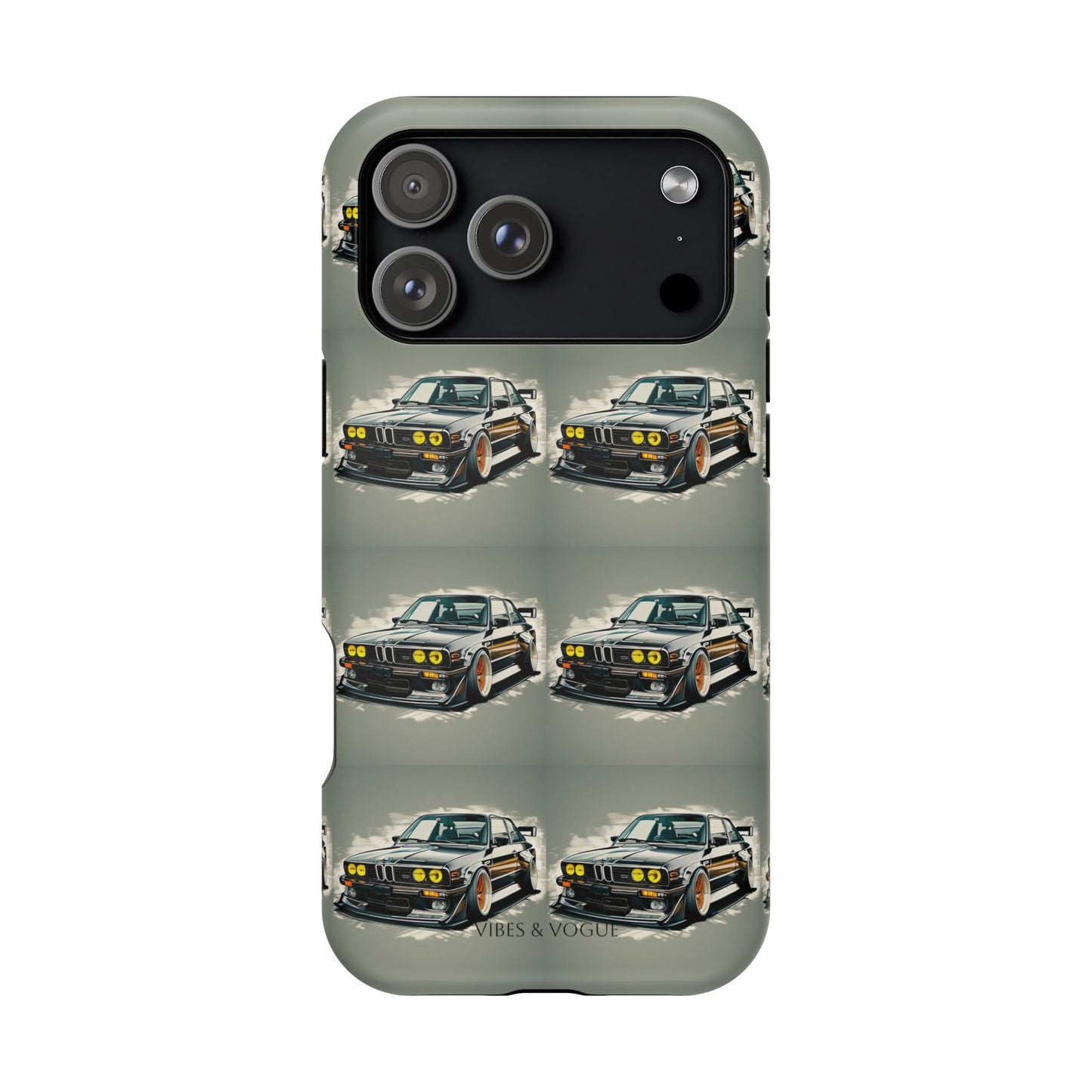 Stylish Car-Themed Magnetic Tough Cases - Perfect for Auto Enthusiasts