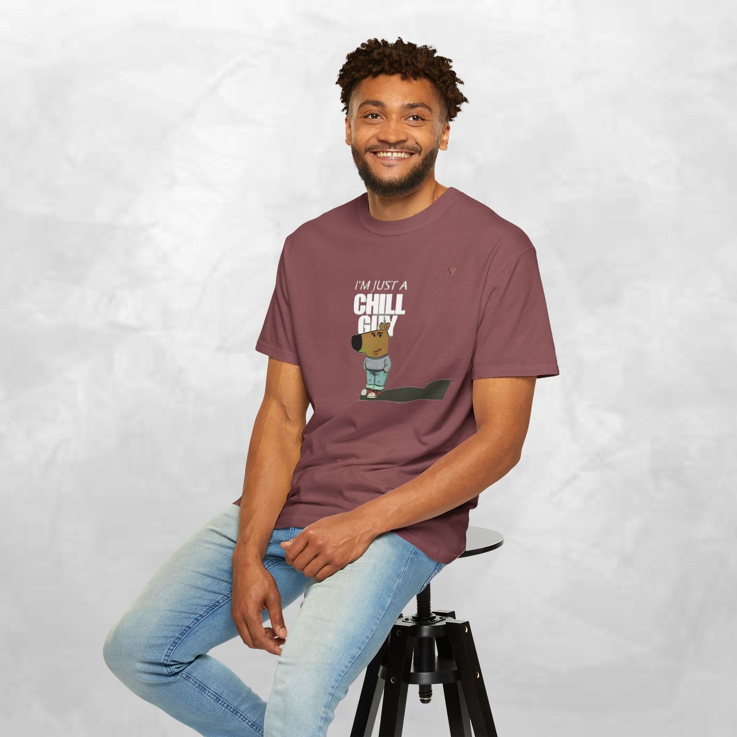Chill Guy Graphic T-Shirt - Relaxed Unisex Tee for Casual Vibes