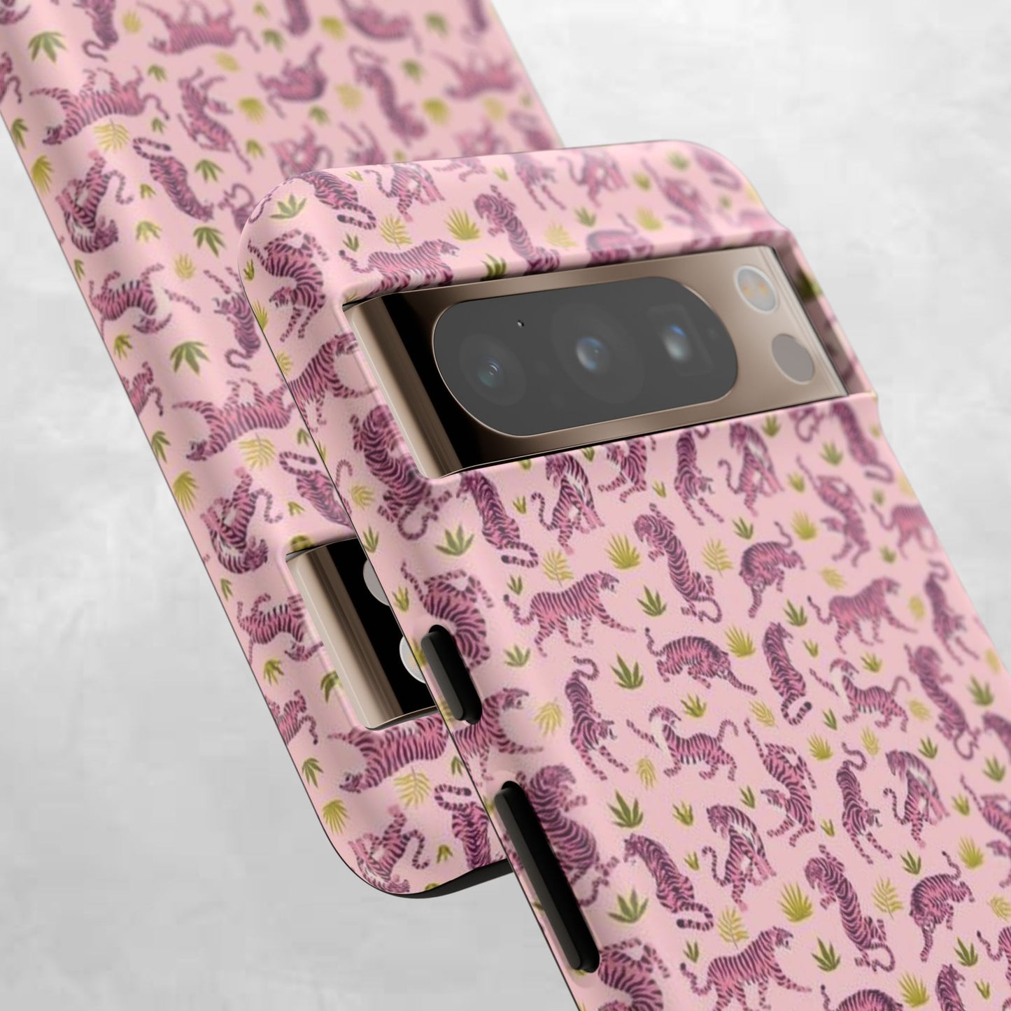 Pink Tiger Pattern Phone Case - Tough Cases