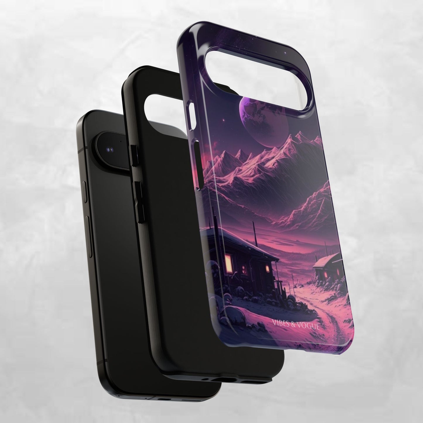 Futuristic Phone Case, Galaxy Aesthetic, Cosmic Art, Stylish Protection, Gifts for Tech Lovers