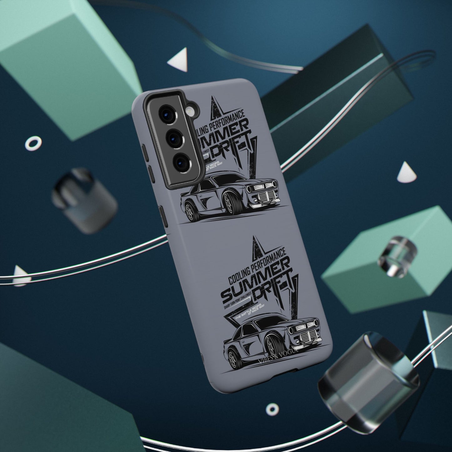 Summer Drift Racing Impact-Resistant Phone Case