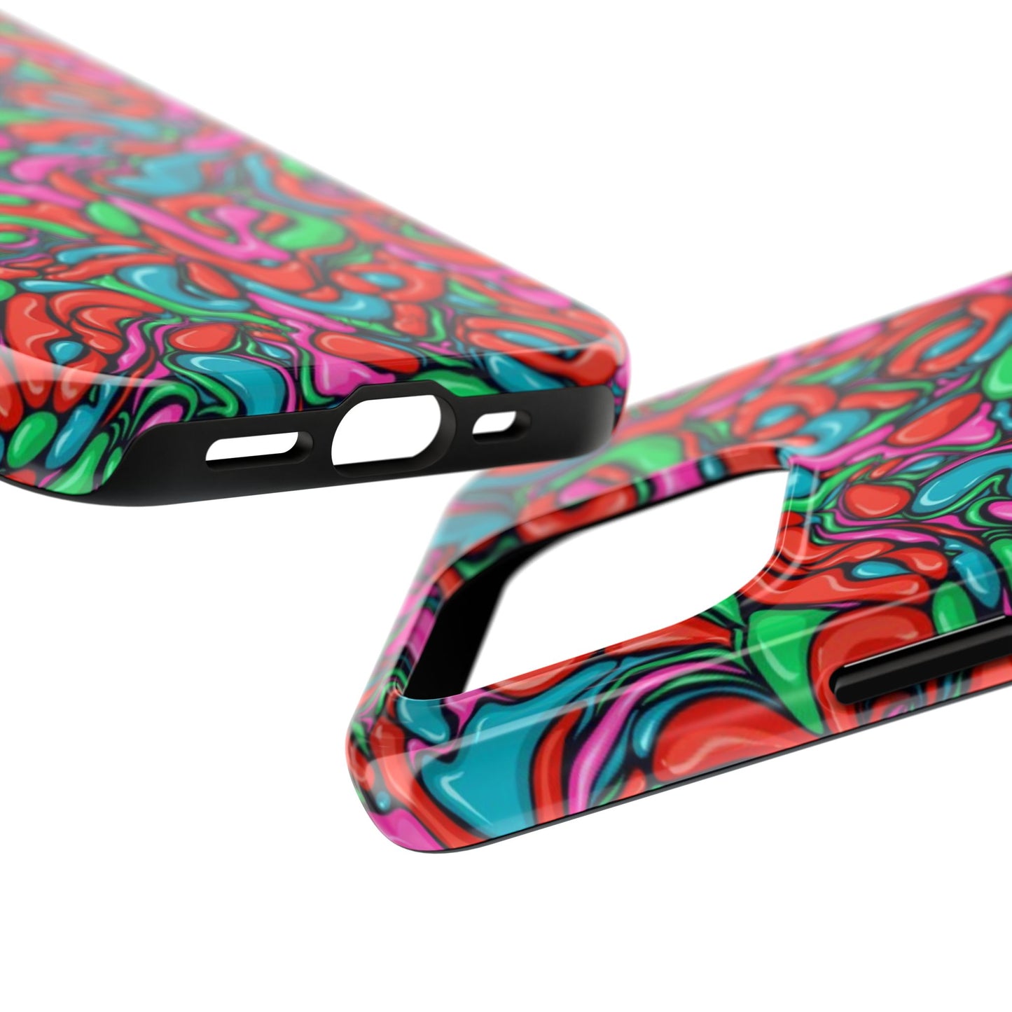 Vibrant Tough Phone Cases - Colorful Abstract Designs for Teens & Adults, Perfect Gift for Birthdays, Holidays, & Everyday Use