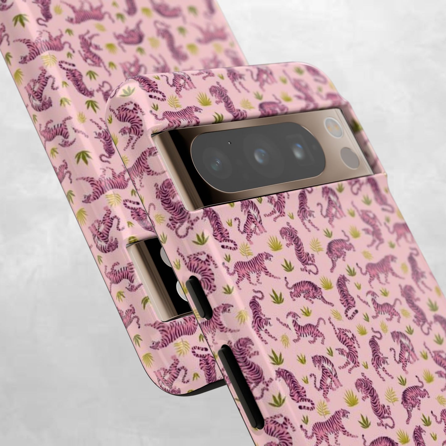 Pink Tiger Pattern Phone Case - Tough Cases