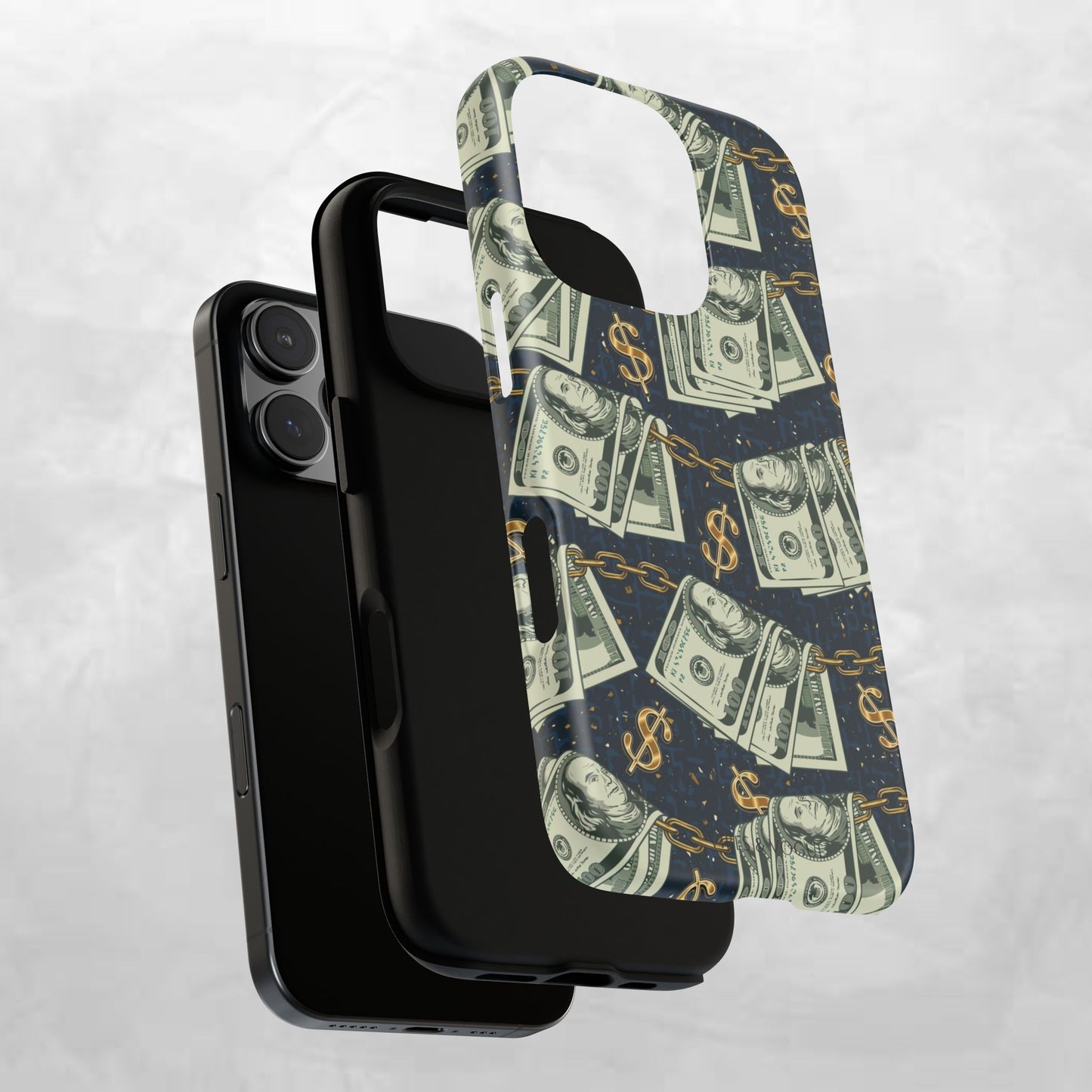 Money Motivation Phone Case, Tough Cases for iPhone, Money Design Phone Accessory, Trendy Tech Gifts, Unique Phone Cover