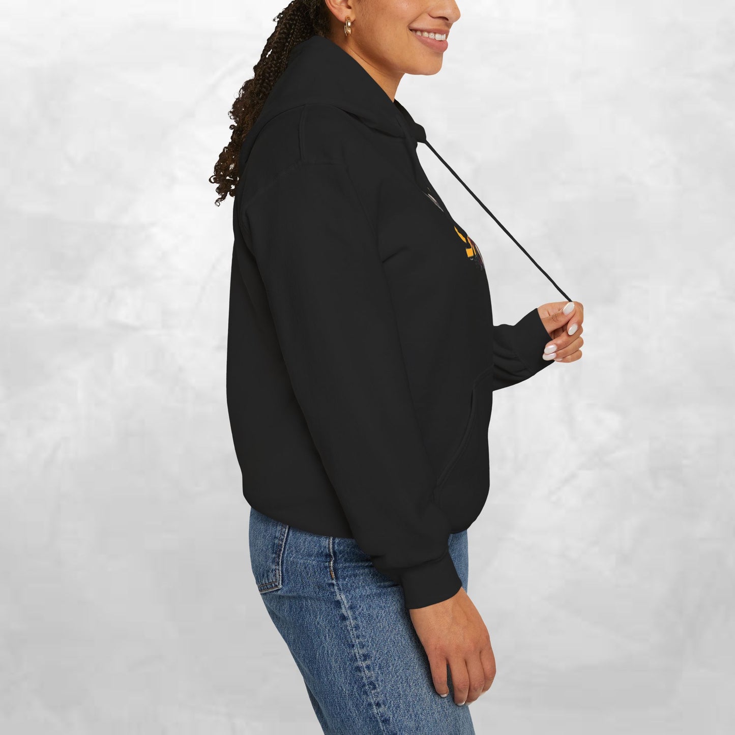 Chic Graphic Hoodie - Unisex Heavy Blend™ Sweatshirt, Casual Wear, Street Style, Gift for Him/Her, Comfortable Fashion, Trendy Apparel