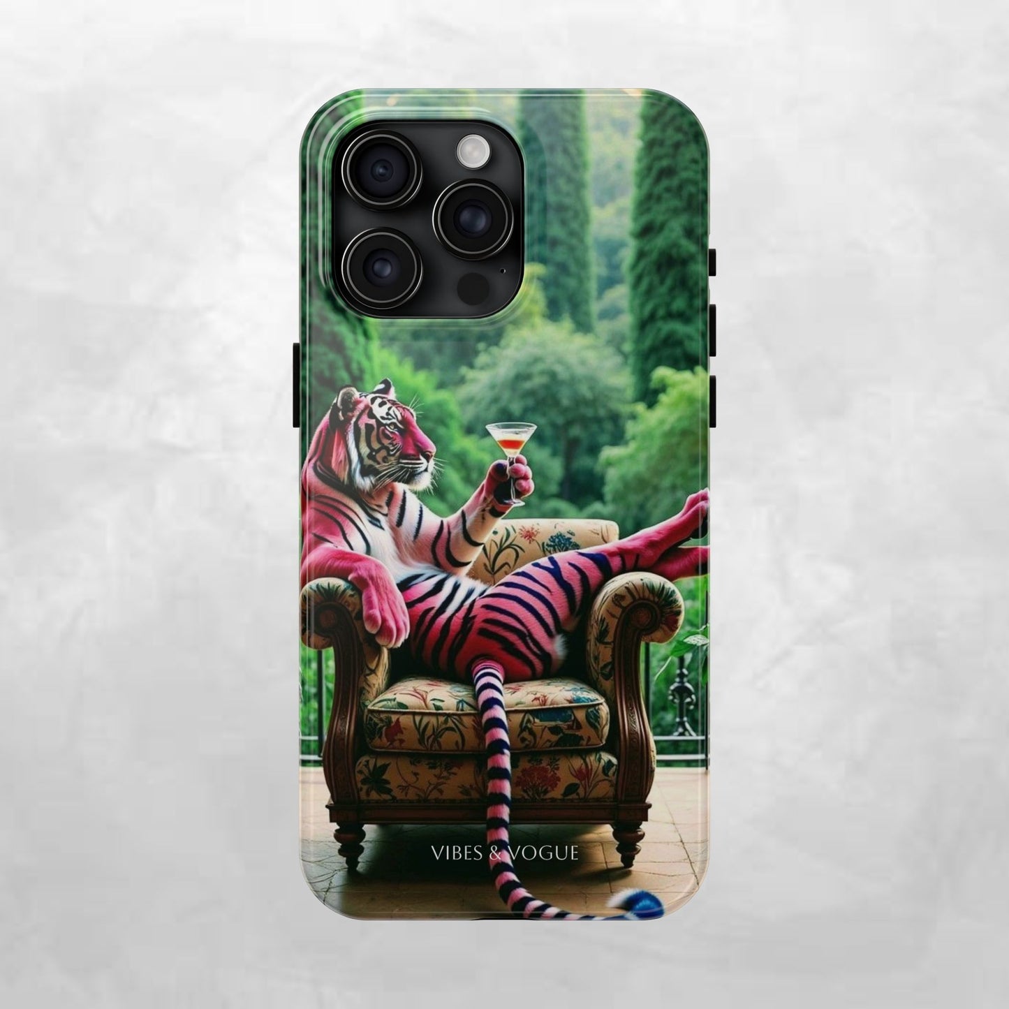 Relaxed Tiger Phone Case | Tough Case for Animal Lovers, Unique Gift for Friends, Stylish Tech Accessories, Fun Phone Cover, Vibrant Design