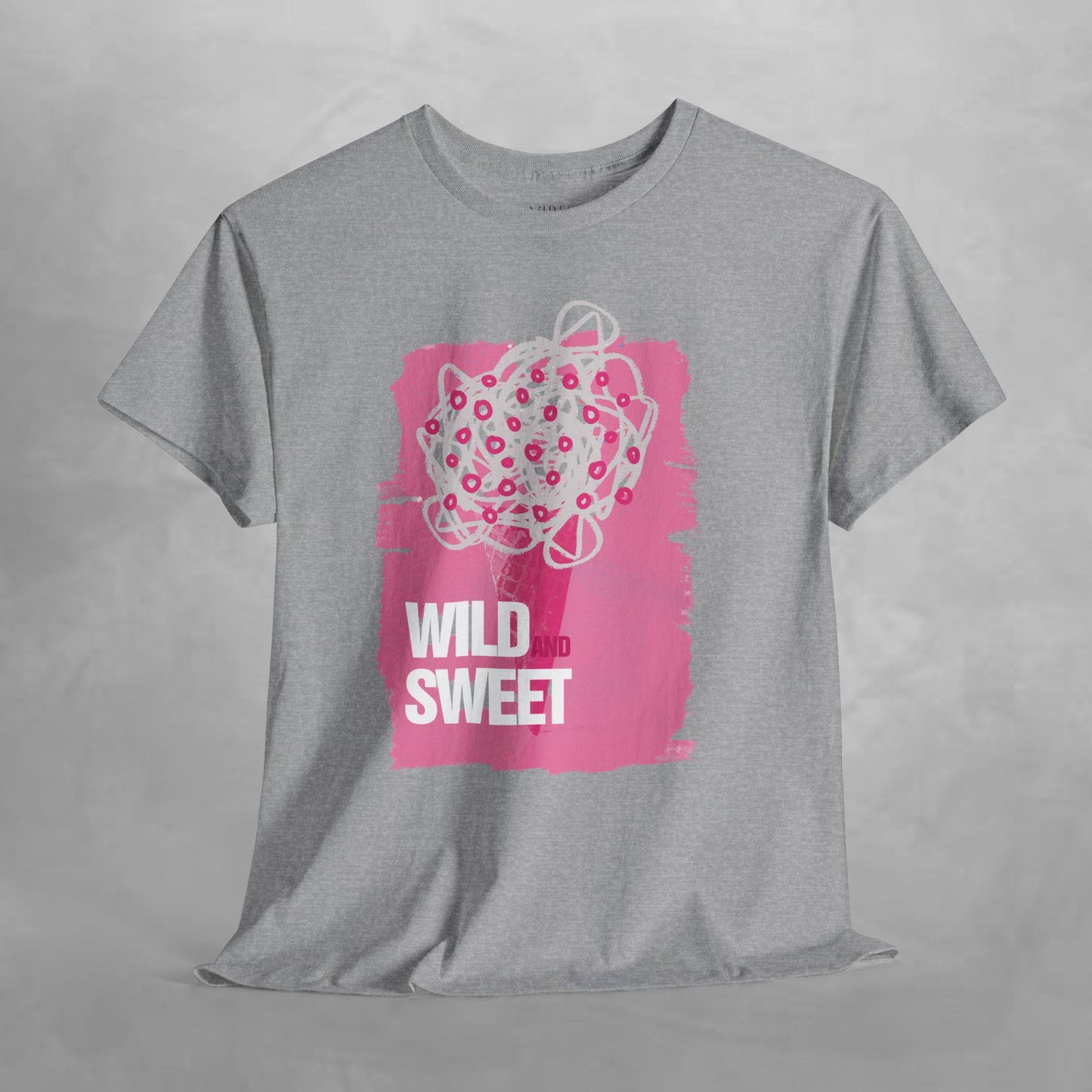 Wild and Sweet Unisex Heavy Cotton Tee - Playful Graphic Shirt for Fun-Loving Individuals