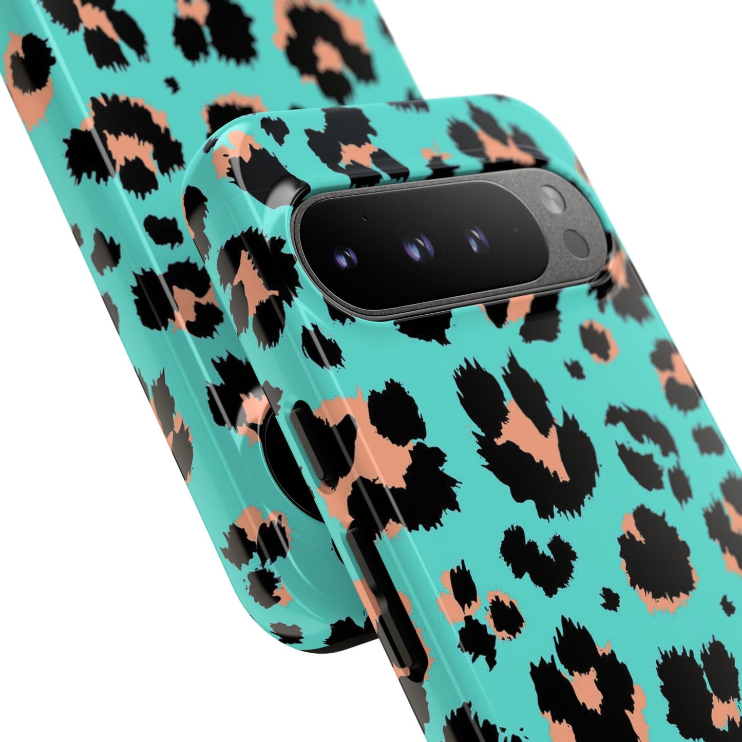 Leopard Print Phone Case, Tough Phone Case, Wild Style Accessory, Animal Print Cover, Stylish Phone Protection