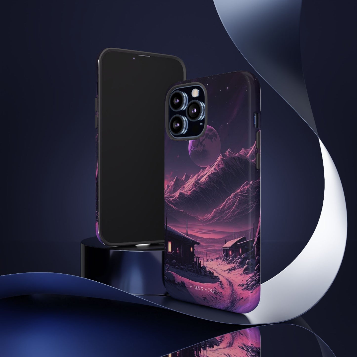 Futuristic Phone Case, Galaxy Aesthetic, Cosmic Art, Stylish Protection, Gifts for Tech Lovers