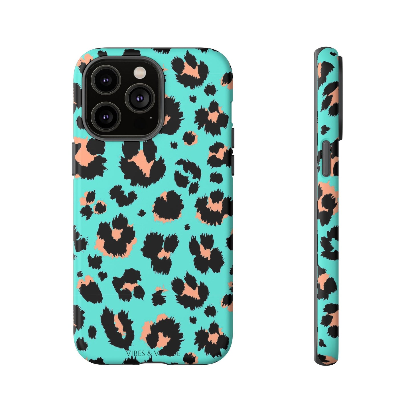 Leopard Print Phone Case, Tough Phone Case, Wild Style Accessory, Animal Print Cover, Stylish Phone Protection