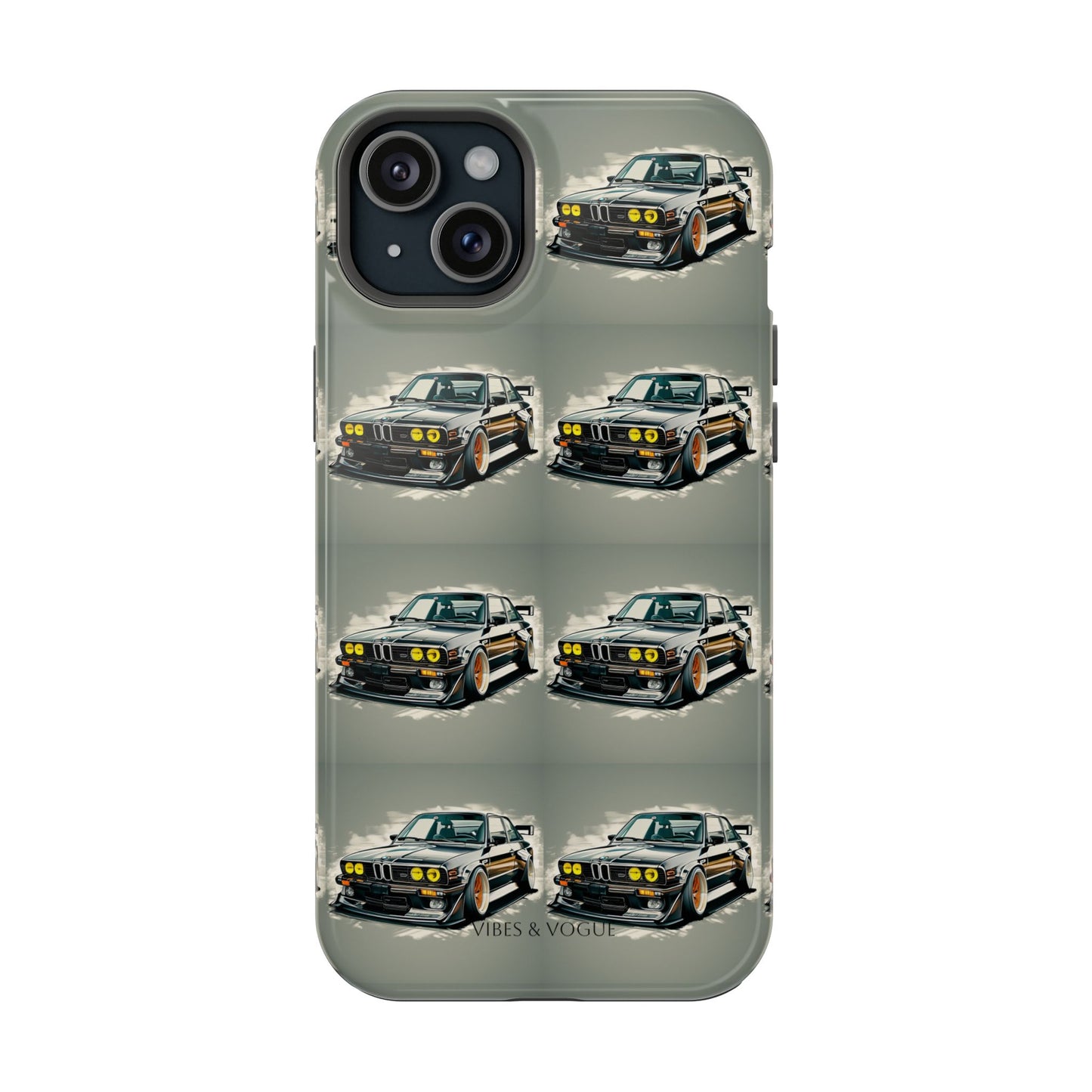 Stylish Car-Themed Magnetic Tough Cases - Perfect for Auto Enthusiasts