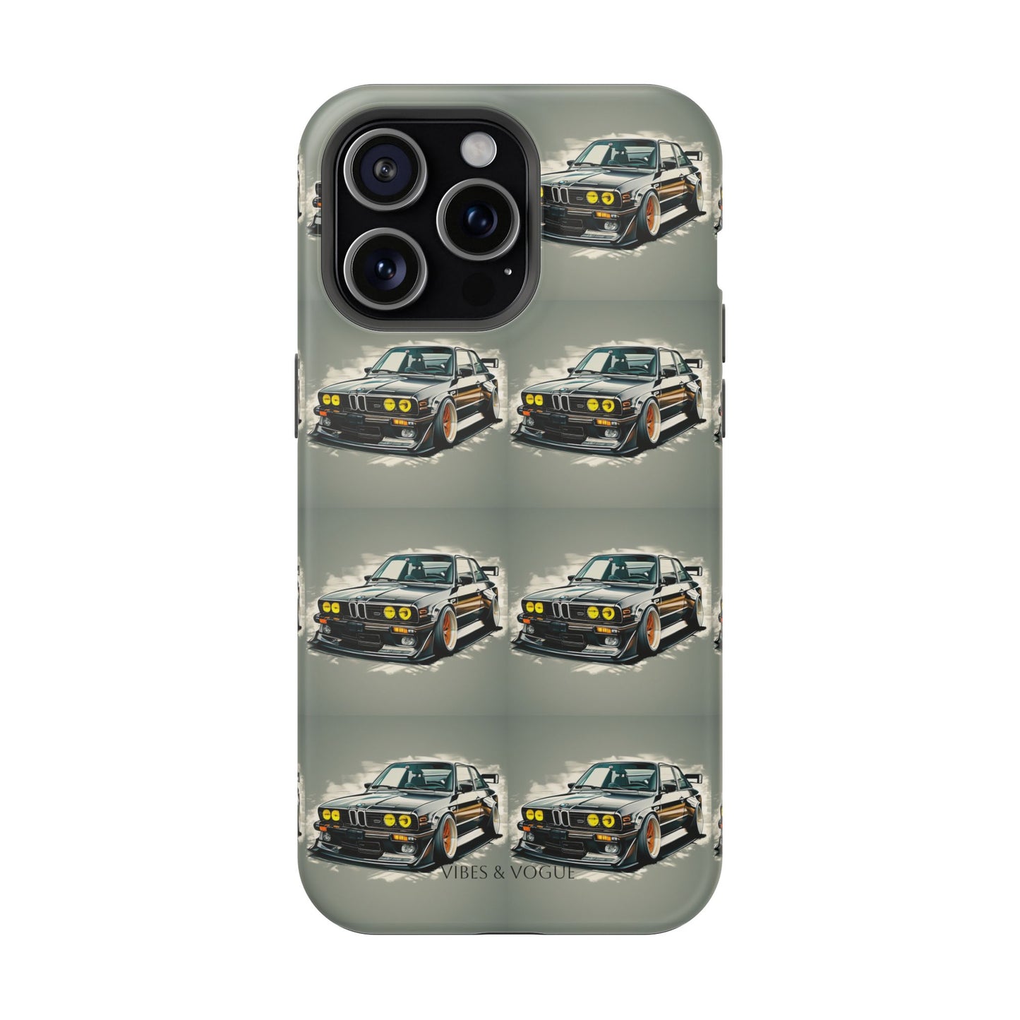 Stylish Car-Themed Magnetic Tough Cases - Perfect for Auto Enthusiasts