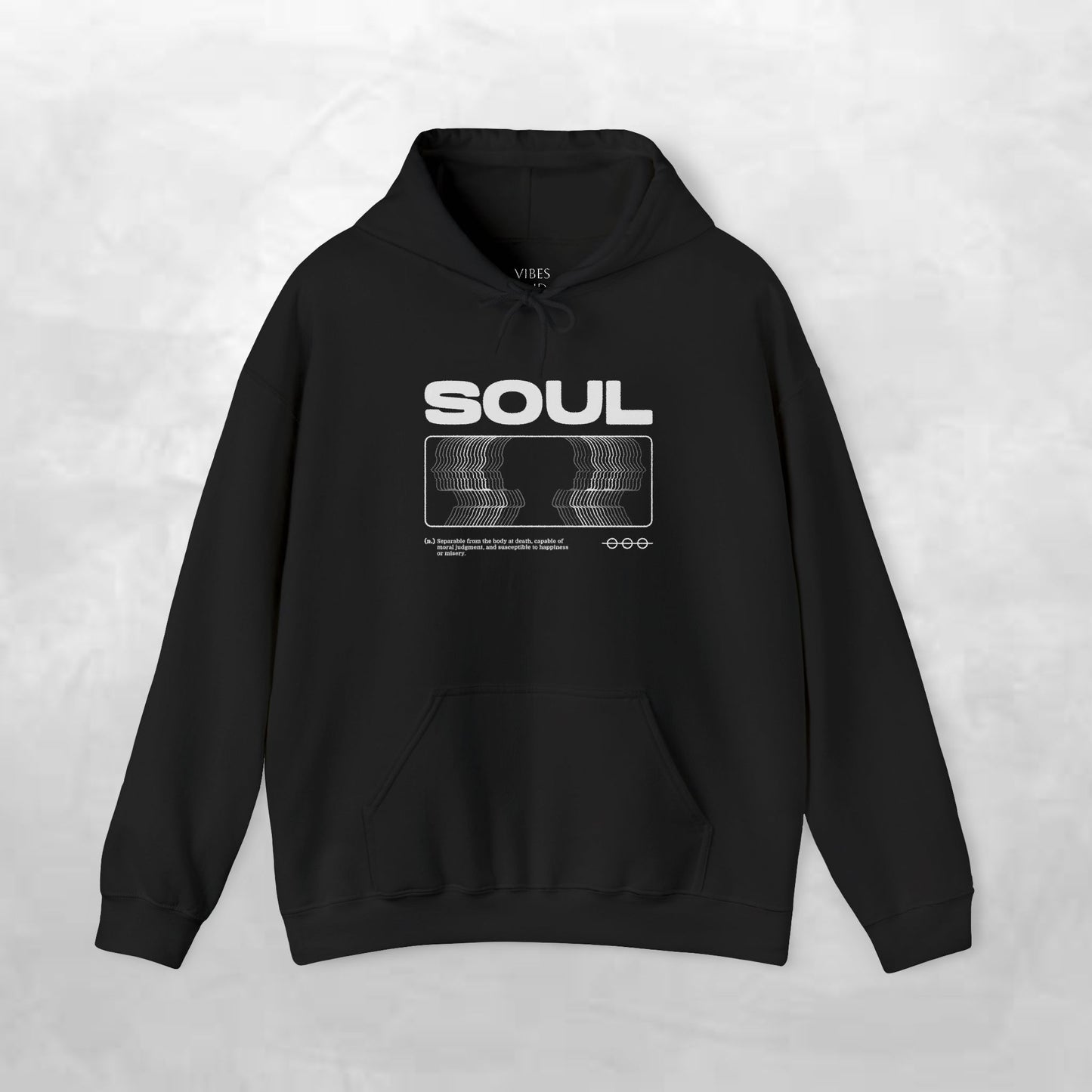Soul Graphic Hoodie — Retro VHS Silhouette Streetwear