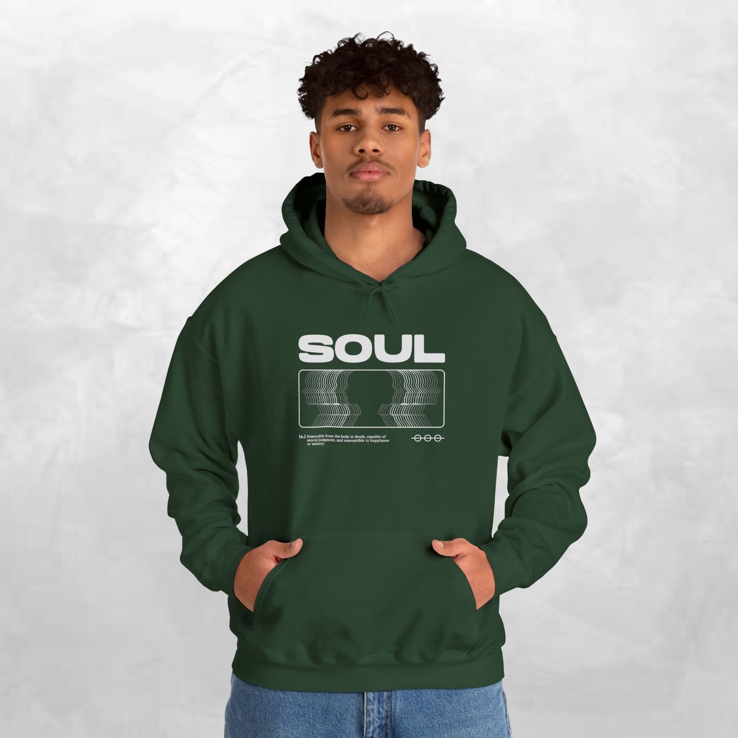 Soul Graphic Hoodie — Retro VHS Silhouette Streetwear