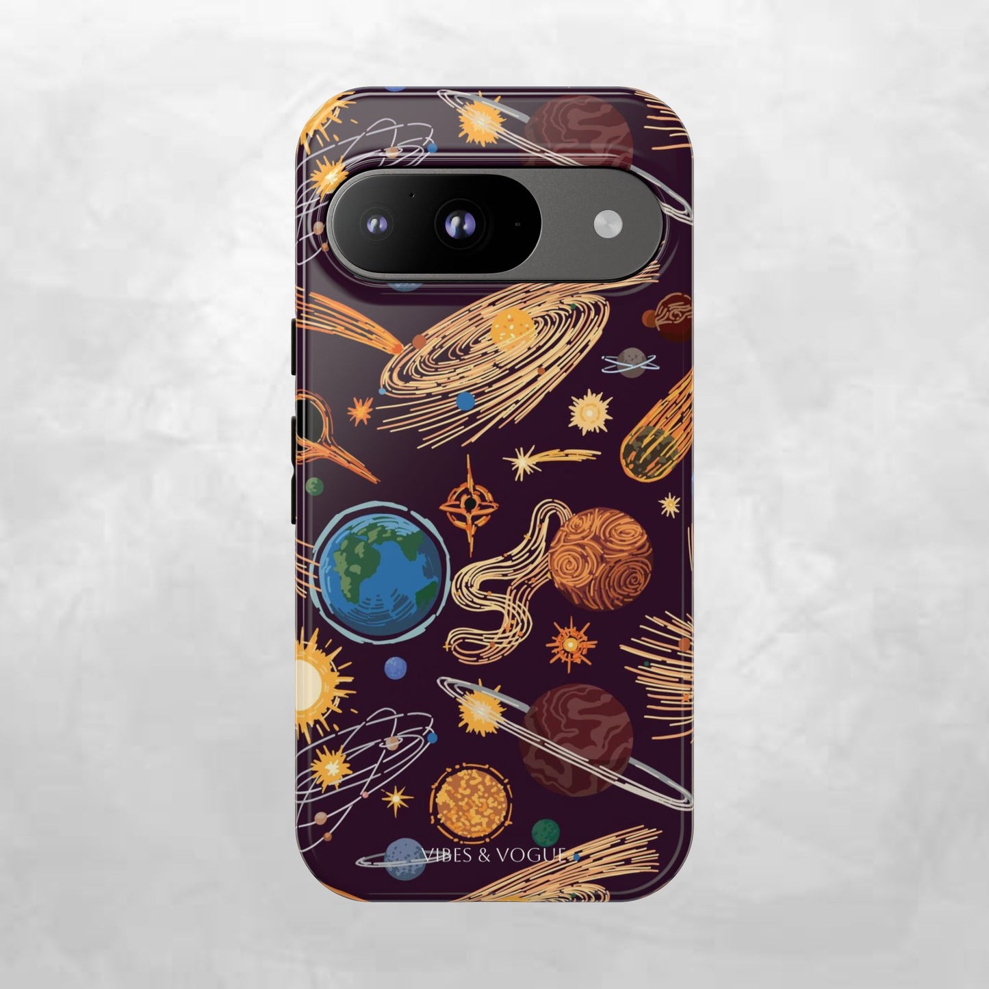 Space-Themed Phone Case - Cosmic Galaxy Design, Durable Protective Cover, Unique Gift, Celestial Lover's Accessory