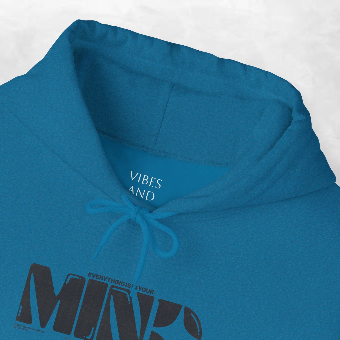 Mind Logo Hoodie — Minimalist Black Typography Pullover
