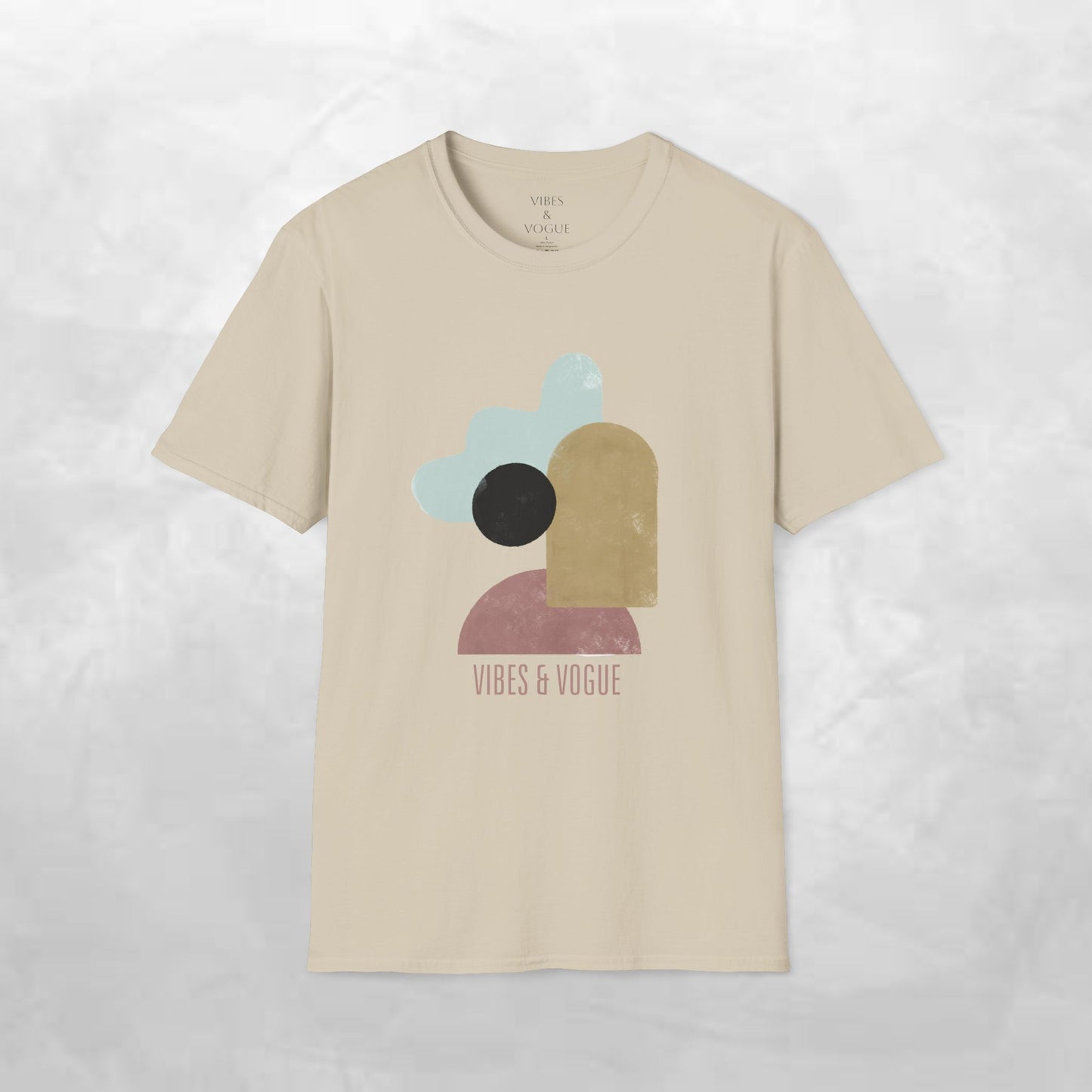 Vibes & Vogue Unisex Softstyle T-Shirt - Trendy Casual Wear for Art Lovers