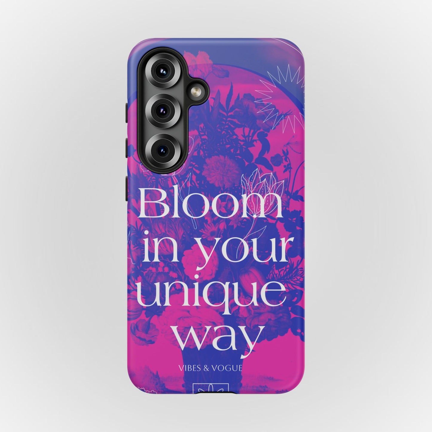 Bloom in Your Unique Way Phone Case - Tough and Stylish Design