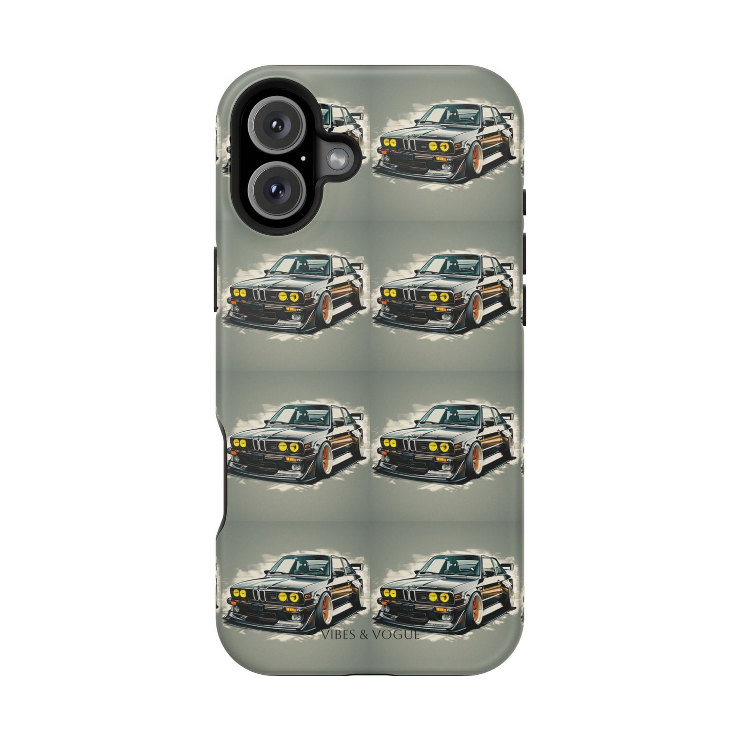 Stylish Car-Themed Magnetic Tough Cases - Perfect for Auto Enthusiasts