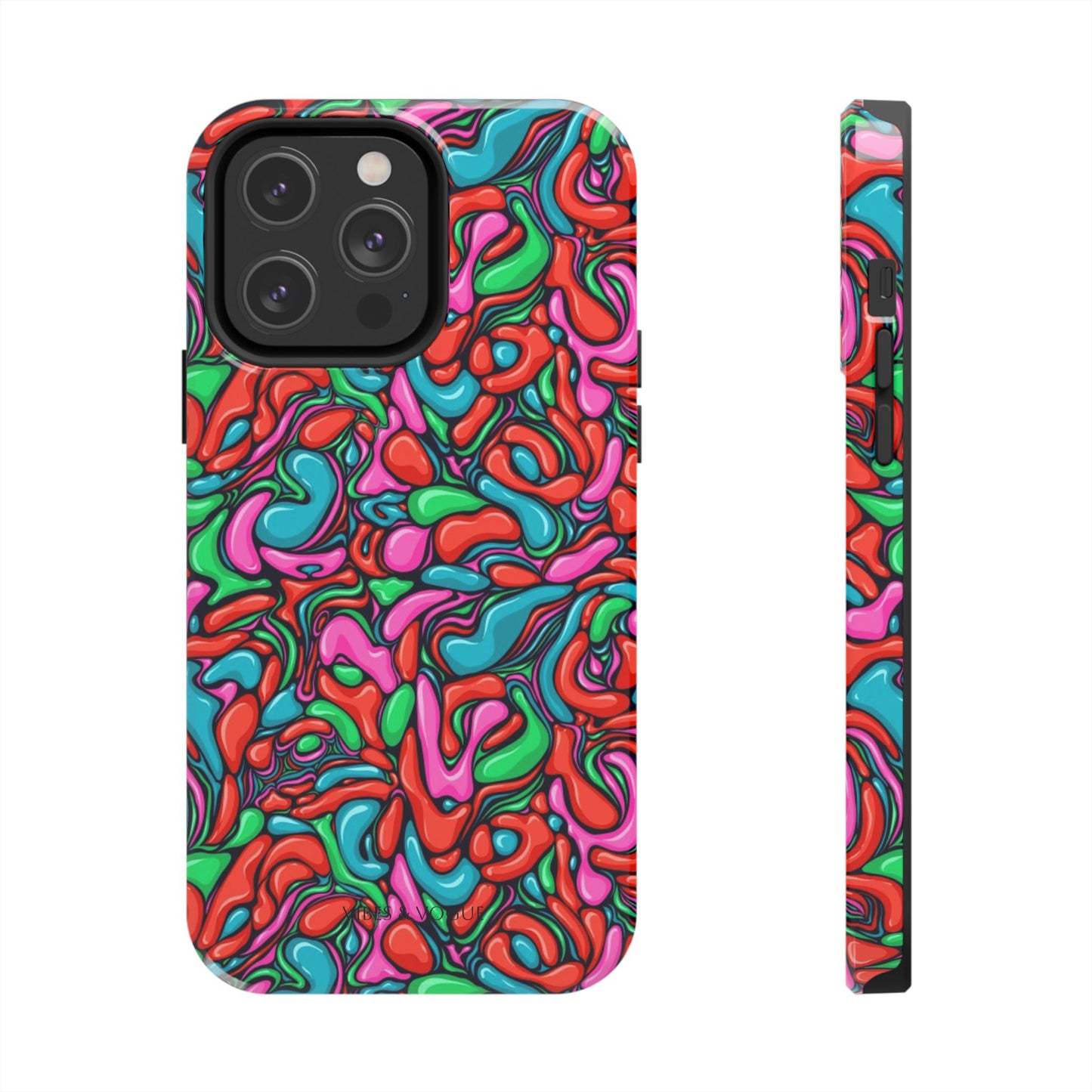 Vibrant Tough Phone Cases - Colorful Abstract Designs for Teens & Adults, Perfect Gift for Birthdays, Holidays, & Everyday Use