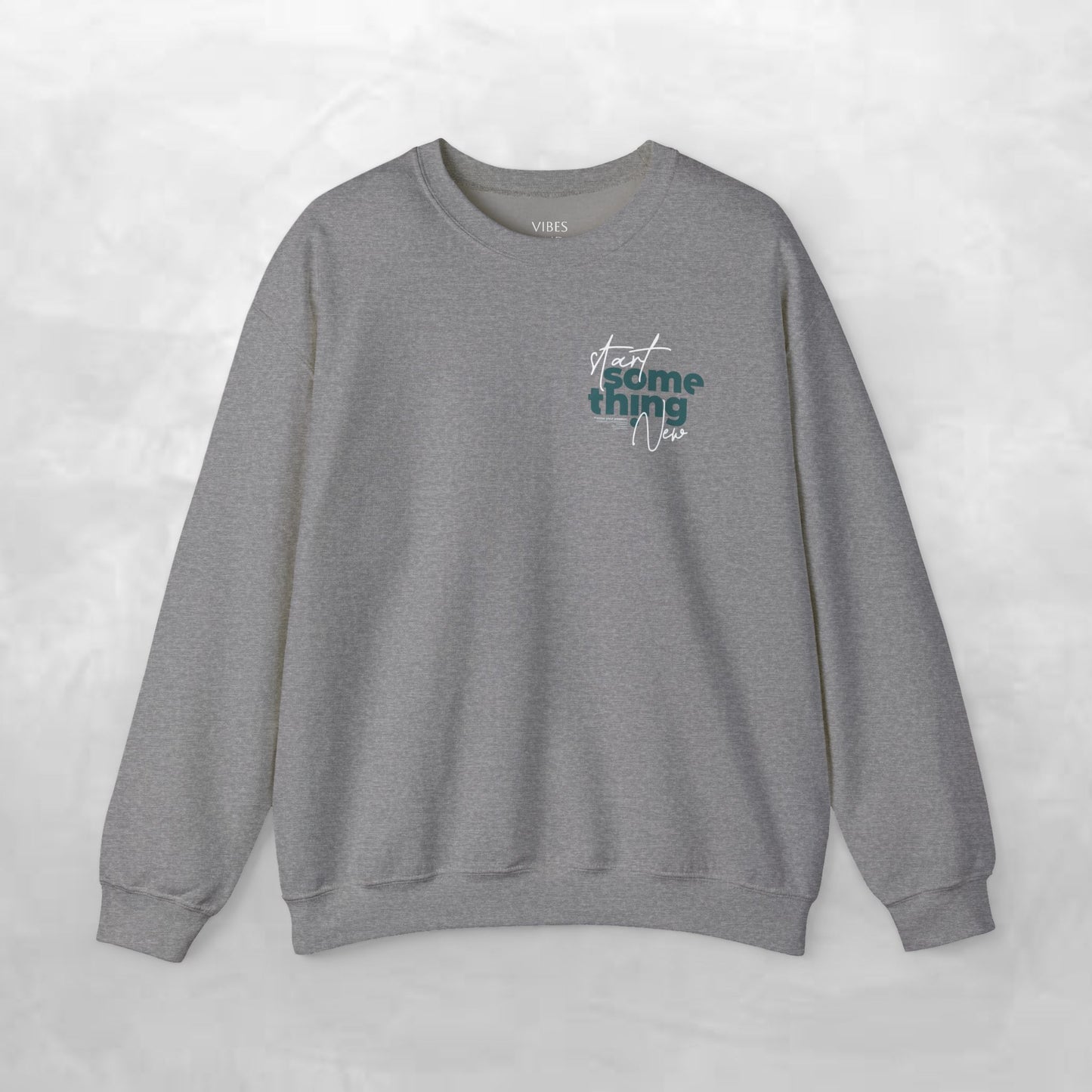 Minimal 'Do Something' Crewneck Sweatshirt