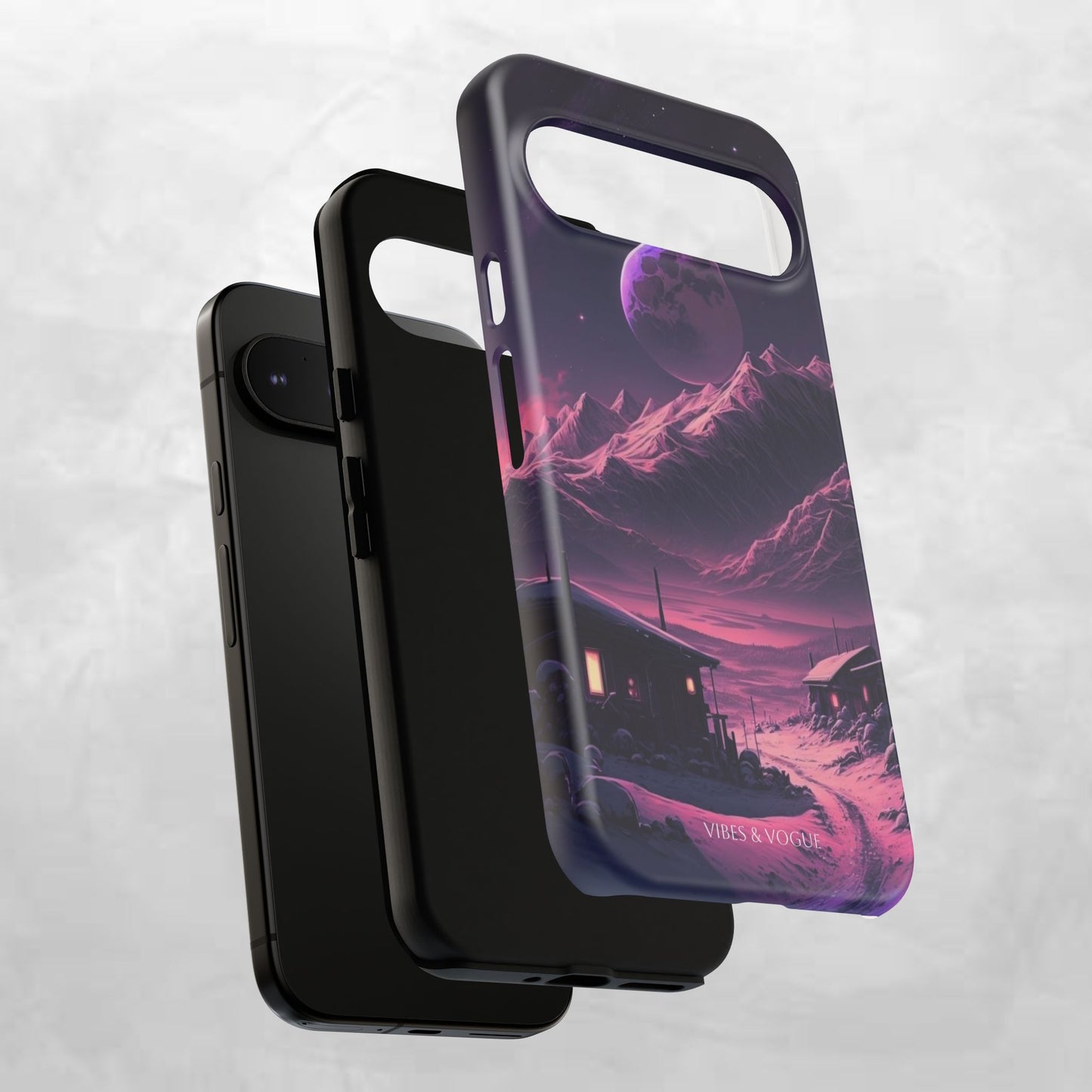 Futuristic Phone Case, Galaxy Aesthetic, Cosmic Art, Stylish Protection, Gifts for Tech Lovers