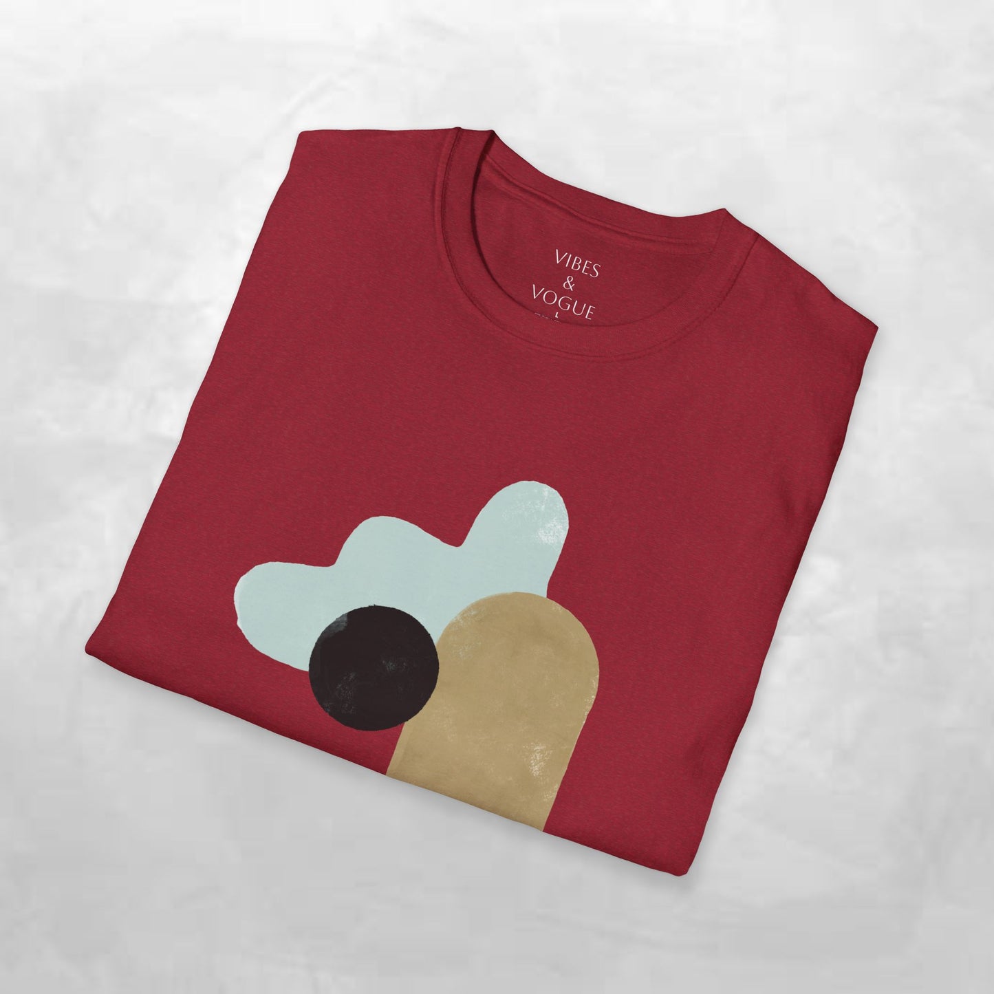 Vibes & Vogue Unisex Softstyle T-Shirt - Trendy Casual Wear for Art Lovers