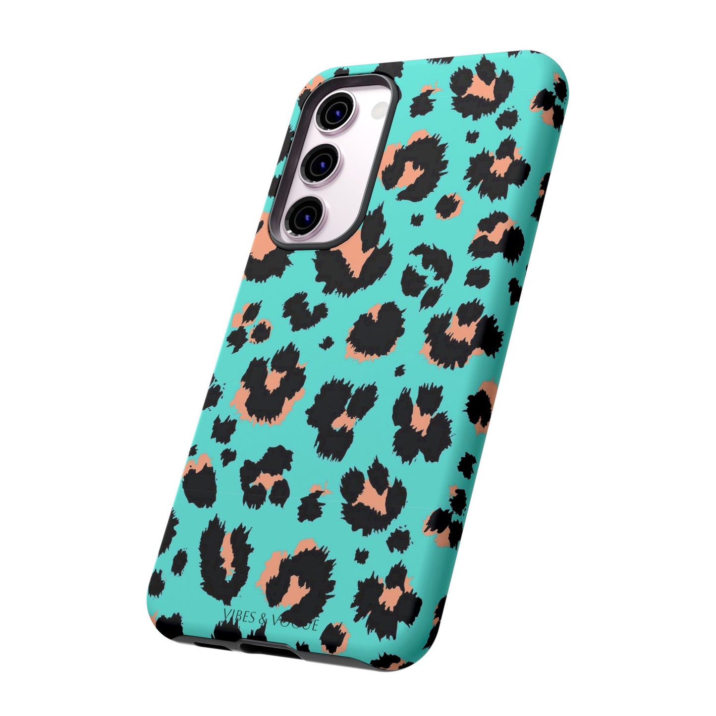 Leopard Print Phone Case, Tough Phone Case, Wild Style Accessory, Animal Print Cover, Stylish Phone Protection