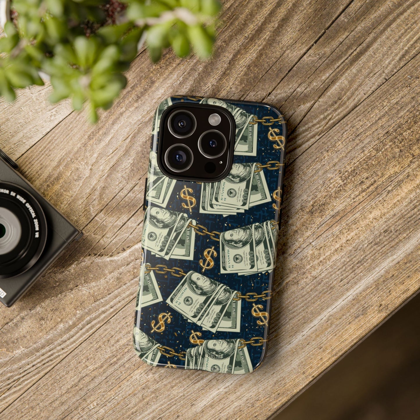 Money Motivation Phone Case, Tough Cases for iPhone, Money Design Phone Accessory, Trendy Tech Gifts, Unique Phone Cover