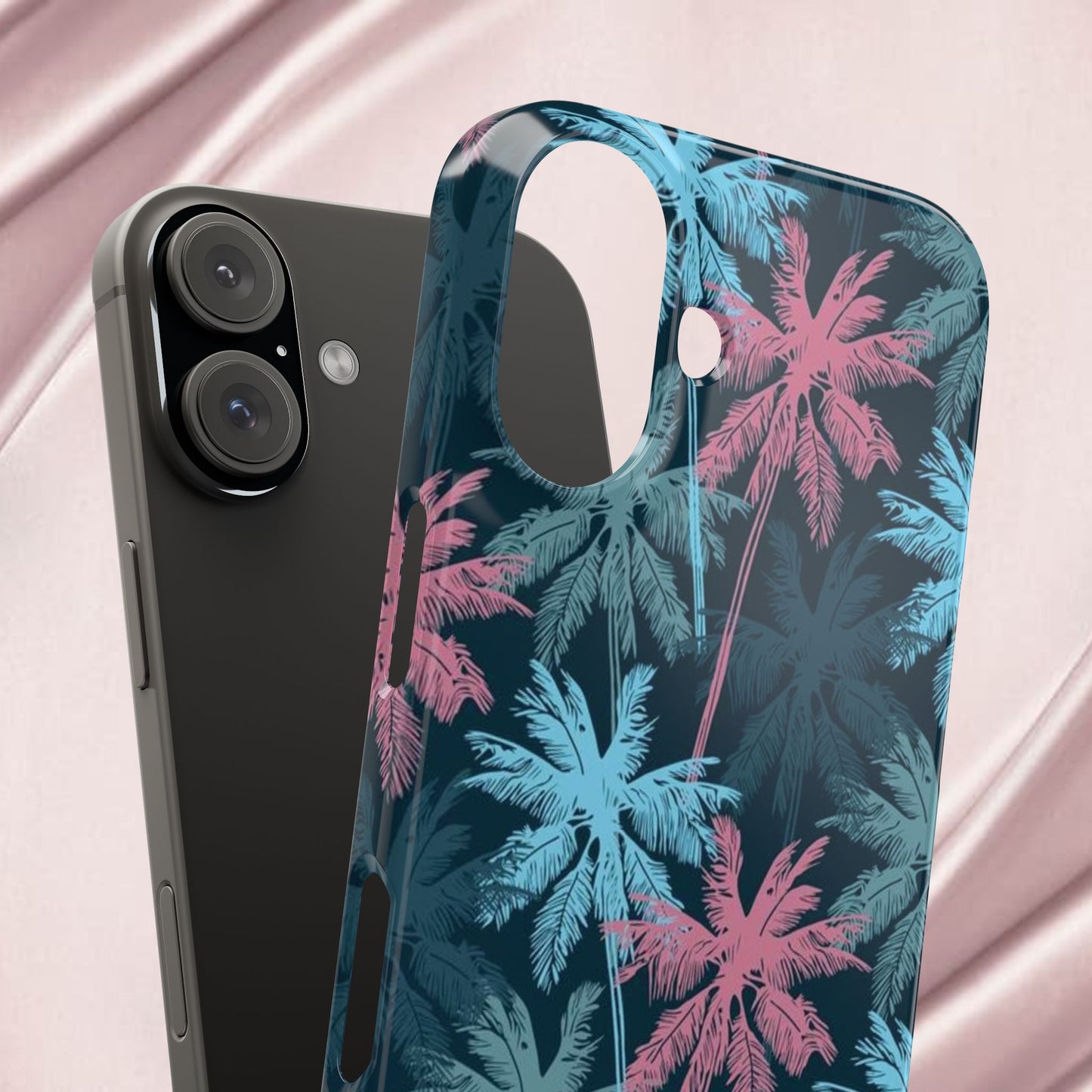 Tropical Vibes Slim Phone Case - Summer Botanical Design