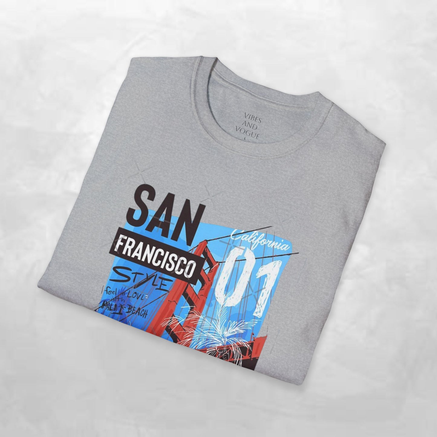 San Francisco Golden Gate Bridge Graphic T-Shirt — City Travel Tee