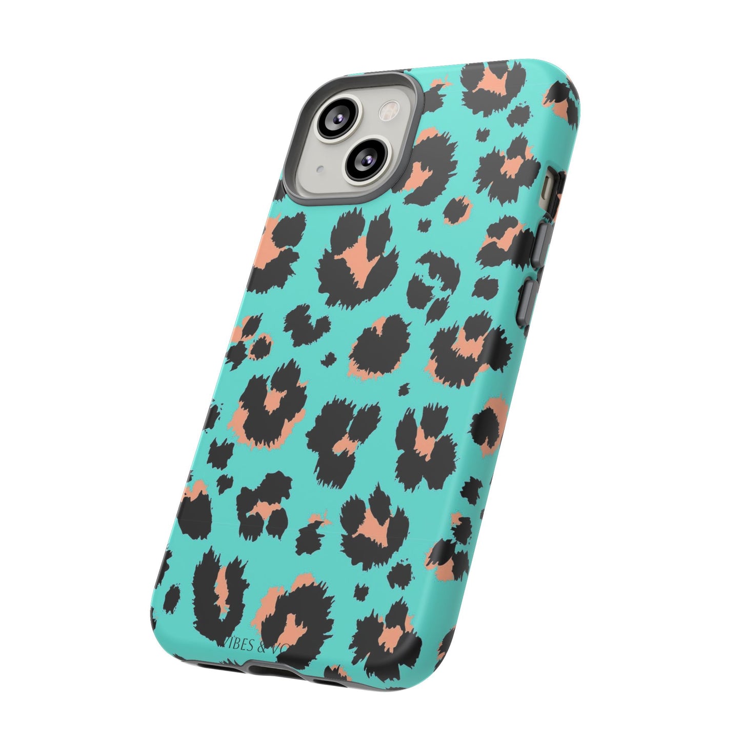 Leopard Print Phone Case, Tough Phone Case, Wild Style Accessory, Animal Print Cover, Stylish Phone Protection