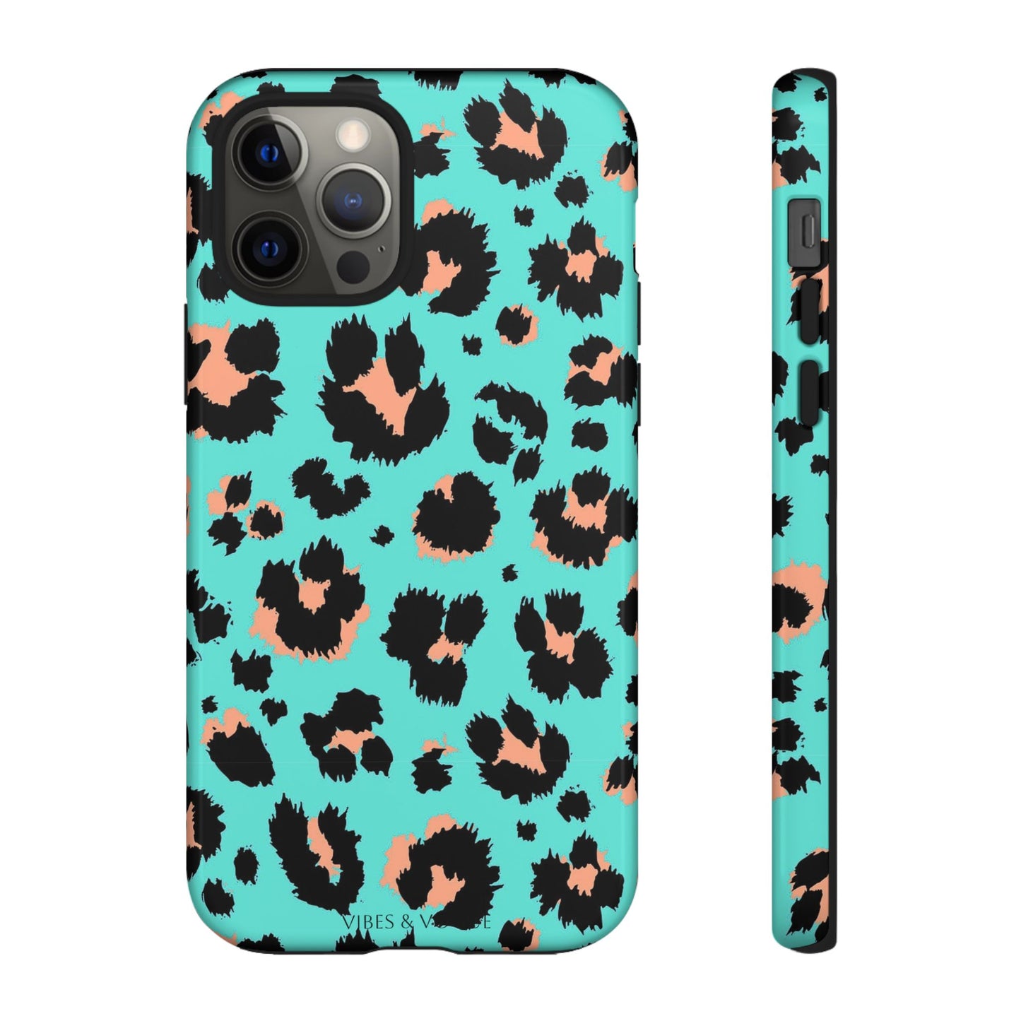 Leopard Print Phone Case, Tough Phone Case, Wild Style Accessory, Animal Print Cover, Stylish Phone Protection