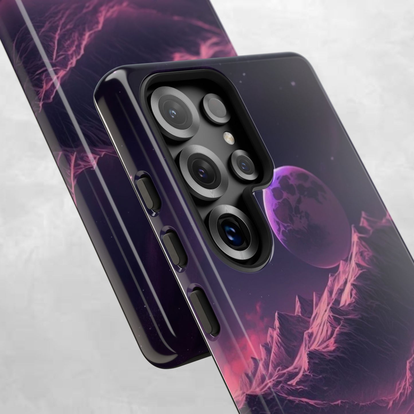 Futuristic Phone Case, Galaxy Aesthetic, Cosmic Art, Stylish Protection, Gifts for Tech Lovers