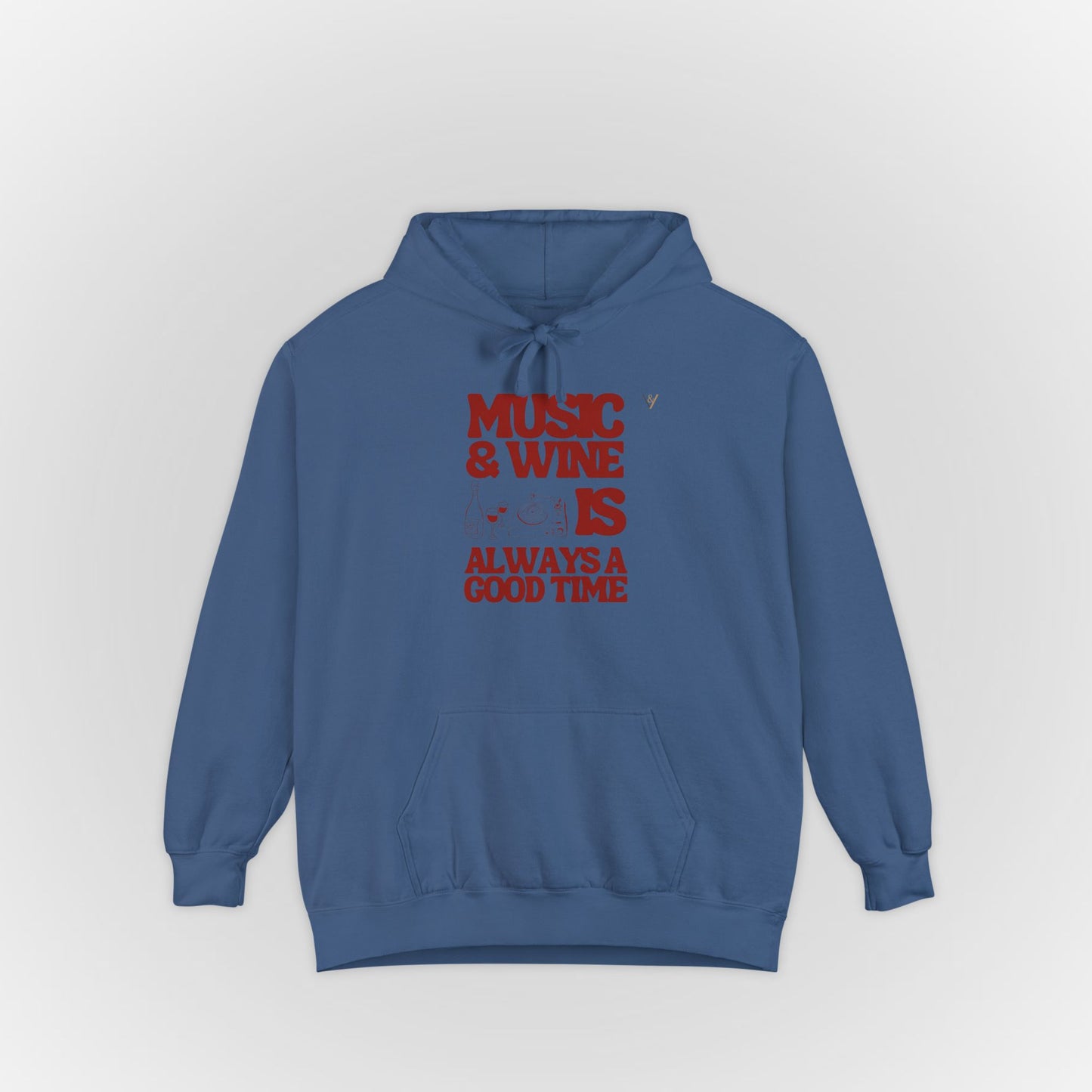 Comfortable Unisex Garment-Dyed Hoodie for Relaxed Days