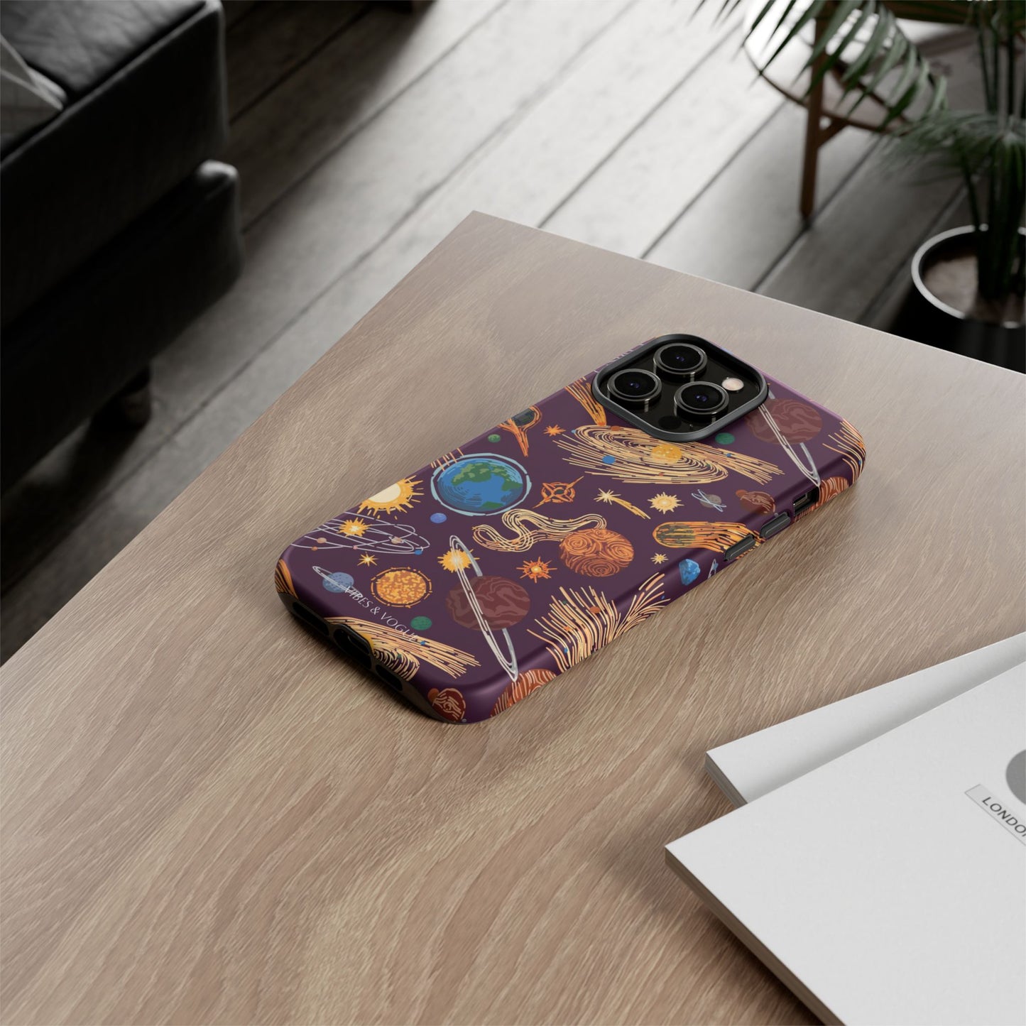 Space-Themed Phone Case - Cosmic Galaxy Design, Durable Protective Cover, Unique Gift, Celestial Lover's Accessory