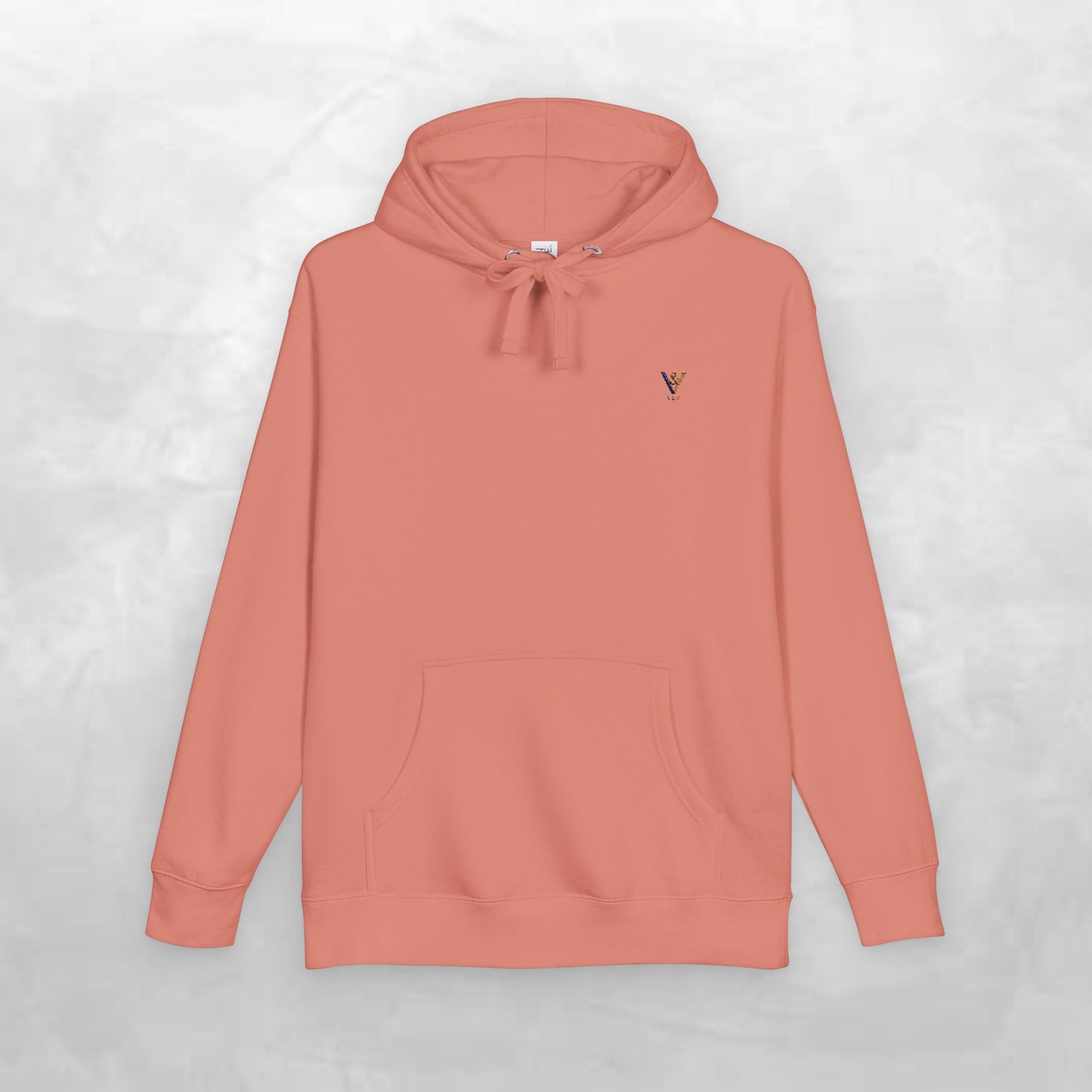 Cozy Coral Unisex Fleece Hoodie, Casual Streetwear, Gift for Him/Her, Comfortable Layering, Everyday Hoodie