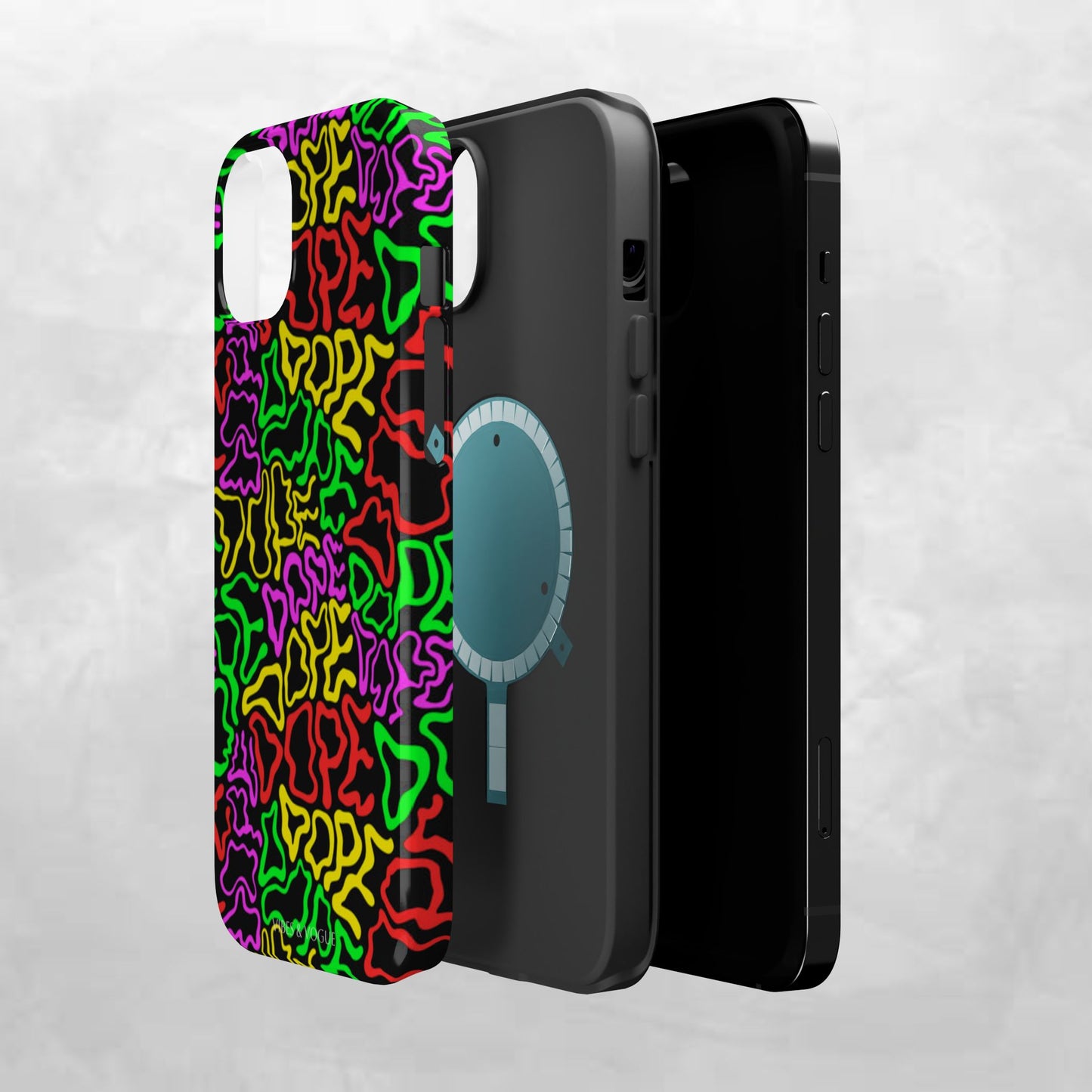 Colorful Magnetic Phone Cases, Funky Case for Teens, Cool Phone Accessories, Unique Gift for Friends, Vibrant Tough Cases, Phone Protection